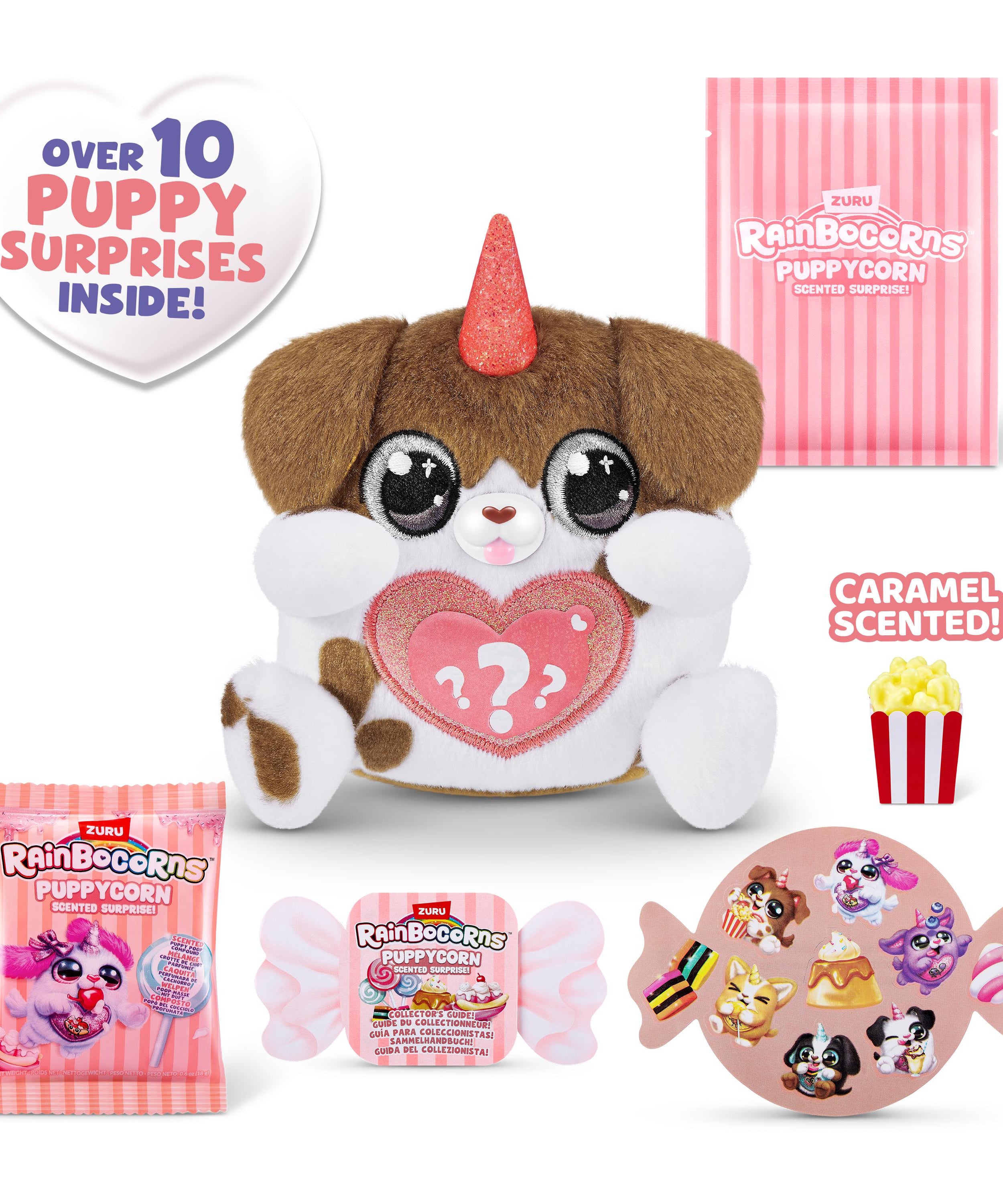 Rainbocorns Puppycorn Surprise S8 PDQ, Cute Collectible Plush Toy for Girls, Age 3+
