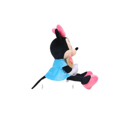 Disney Minnie Mouse Plush Hugs & Love Collection, 11-Inch Soft Stuffed Toy, Ages 3+