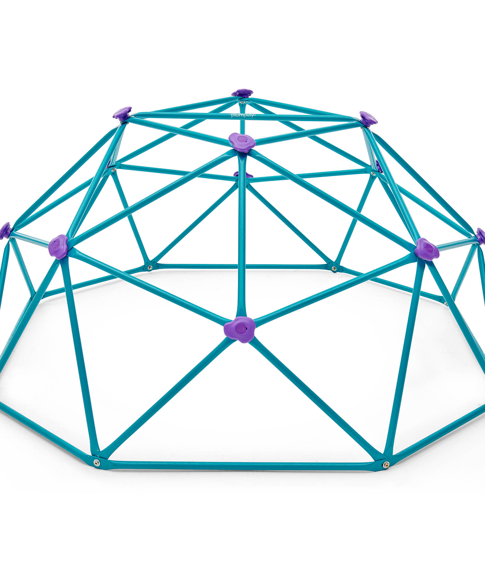 قبة معدنية للتسلق من Plum Deimos، سهلة التجميع في الفناء الخلفي، قبة هندسية للتسلق بسعة وزن 150 كجم، لعبة صالة ألعاب رياضية خارجية مناسبة للأطفال من الأولاد والبنات من سن 3 سنوات فما فوق