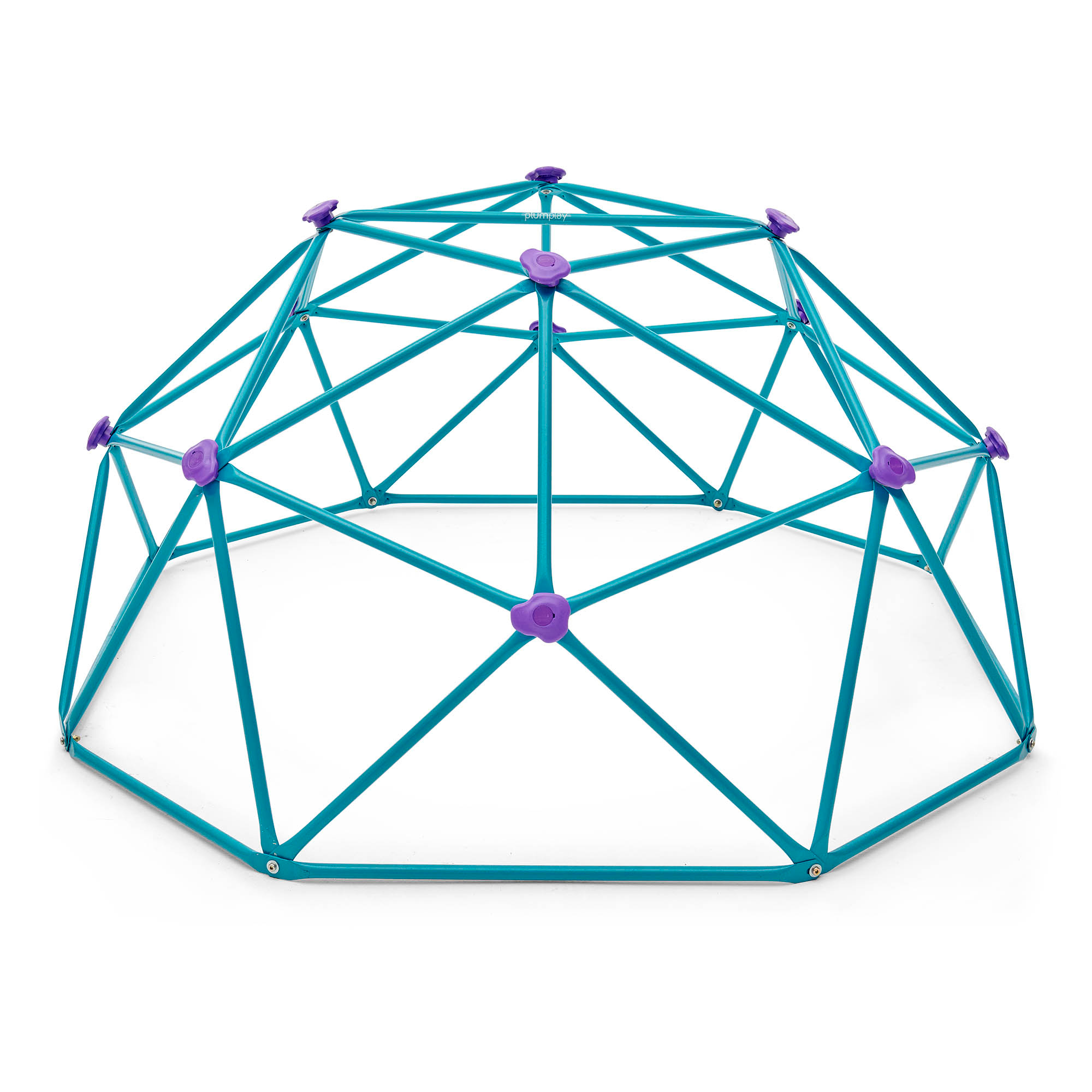 قبة معدنية للتسلق من Plum Deimos، سهلة التجميع في الفناء الخلفي، قبة هندسية للتسلق بسعة وزن 150 كجم، لعبة صالة ألعاب رياضية خارجية مناسبة للأطفال من الأولاد والبنات من سن 3 سنوات فما فوق