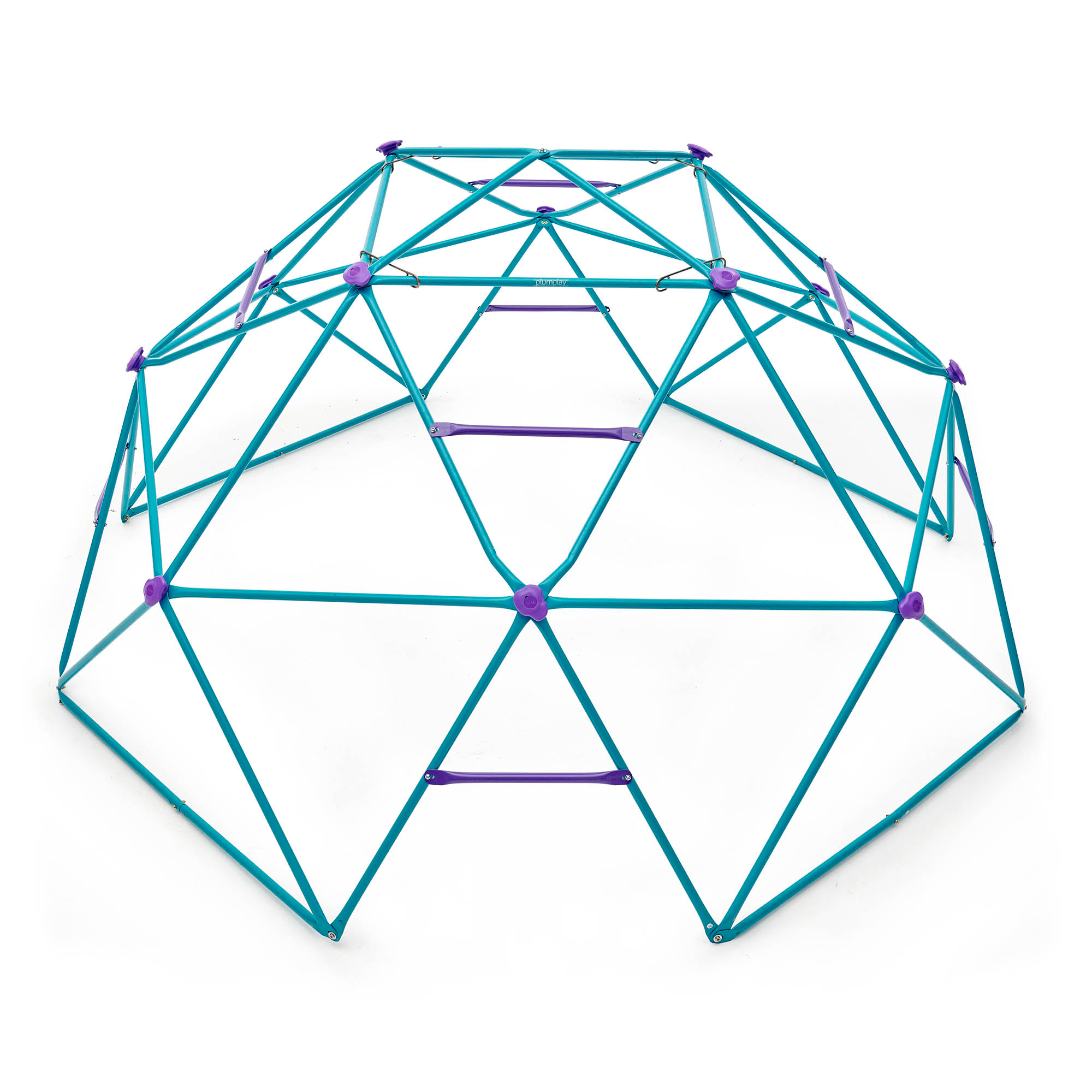 قبة معدنية للتسلق من Plum Phobos، سهلة التجميع في الفناء الخلفي ذات شكل هندسي مع سعة وزن 250 كجم، لعبة صالة ألعاب رياضية خارجية مناسبة للأطفال من الأولاد والبنات من سن 3 سنوات فما فوق