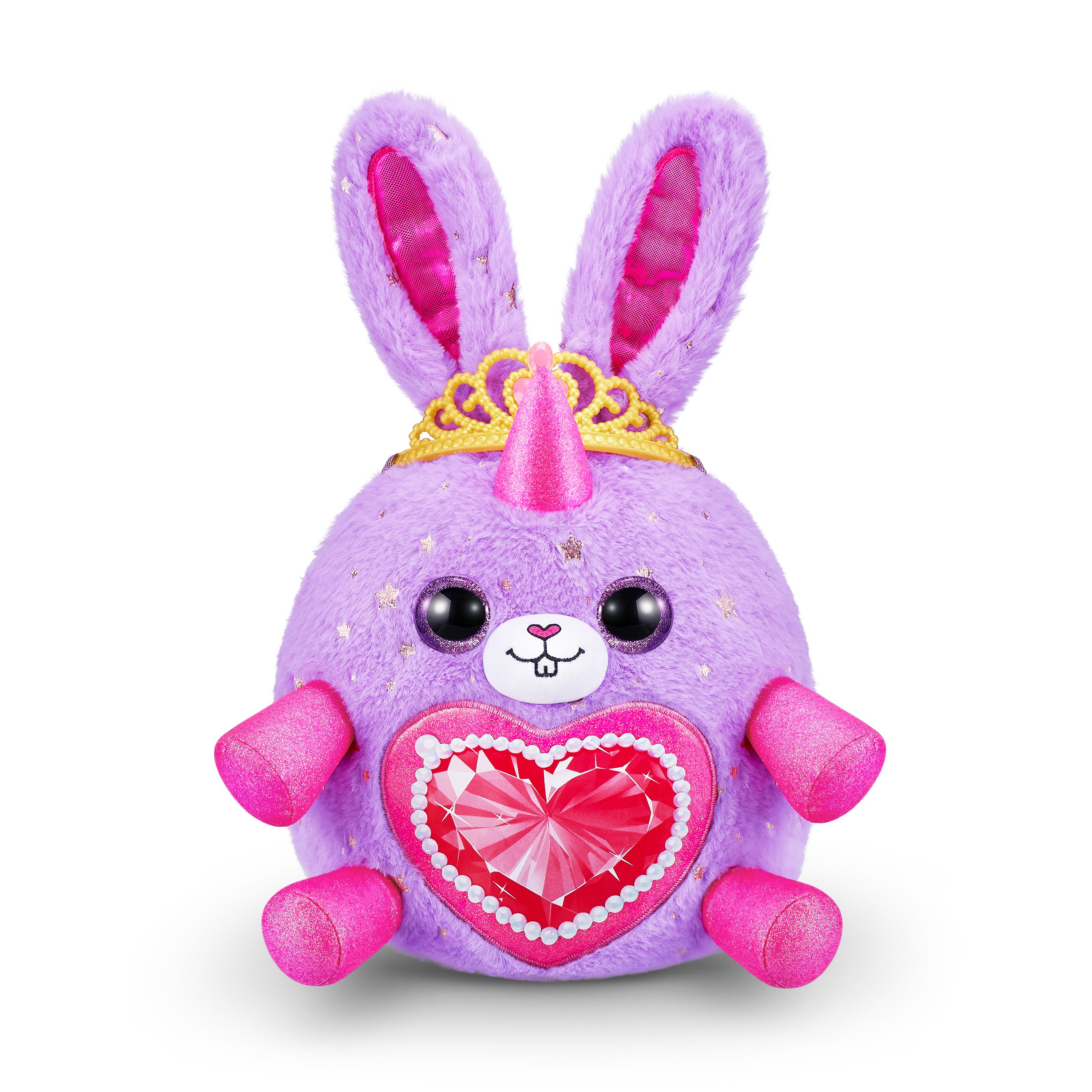 Rainbocorns Fairycorn Princess Surprise (Puppy) 11" Collectible Plush Toy with 35+ Surprises, Fairy Wings, Tiara, Wand, Boo-Boocorn, and Surprise Egg, Soft Toy for Girls Ages 3+