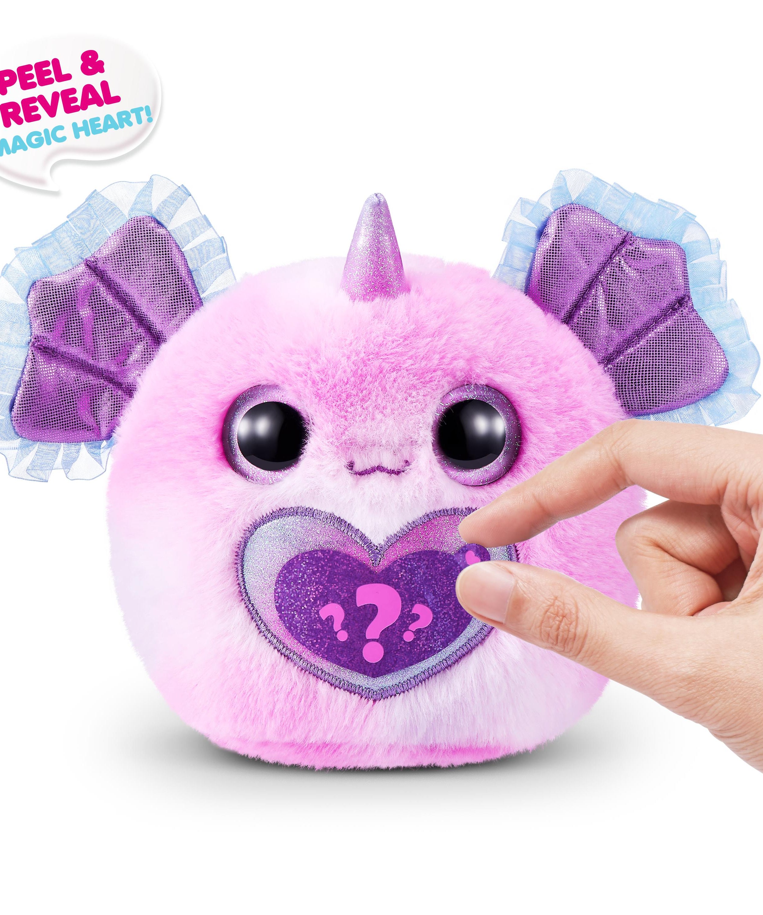 Rainbocorns Axolotlcorn Surprise Plush, Collectible Toy for Girls, Age 3+