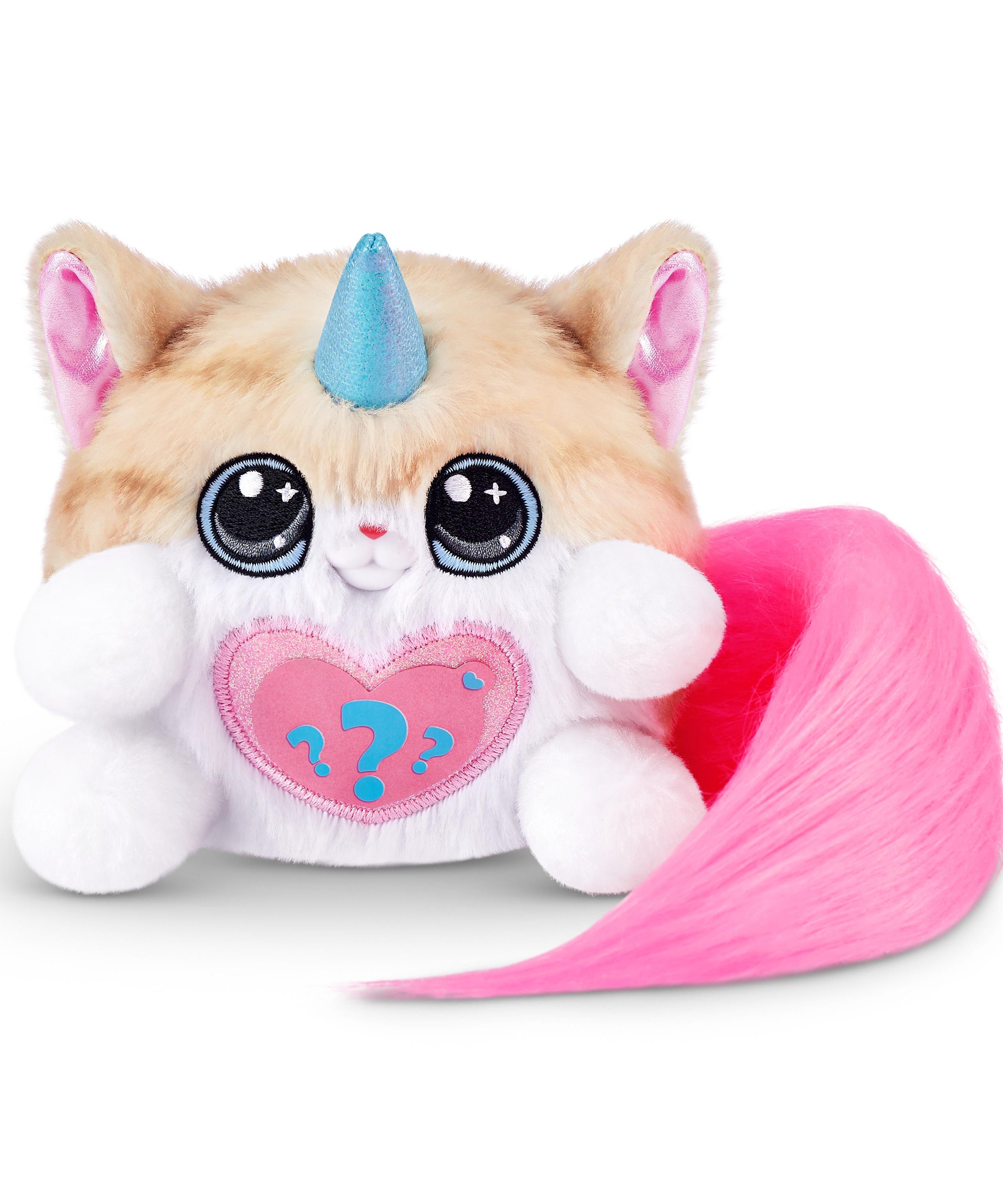 Rainbocorns Kittycorn Surprise S9 Collectible Plush Toy Set, 10+ Magical Surprises, Soft Plush Kittens with Fluffy Tails, Interactive Play for Girls Age 3+