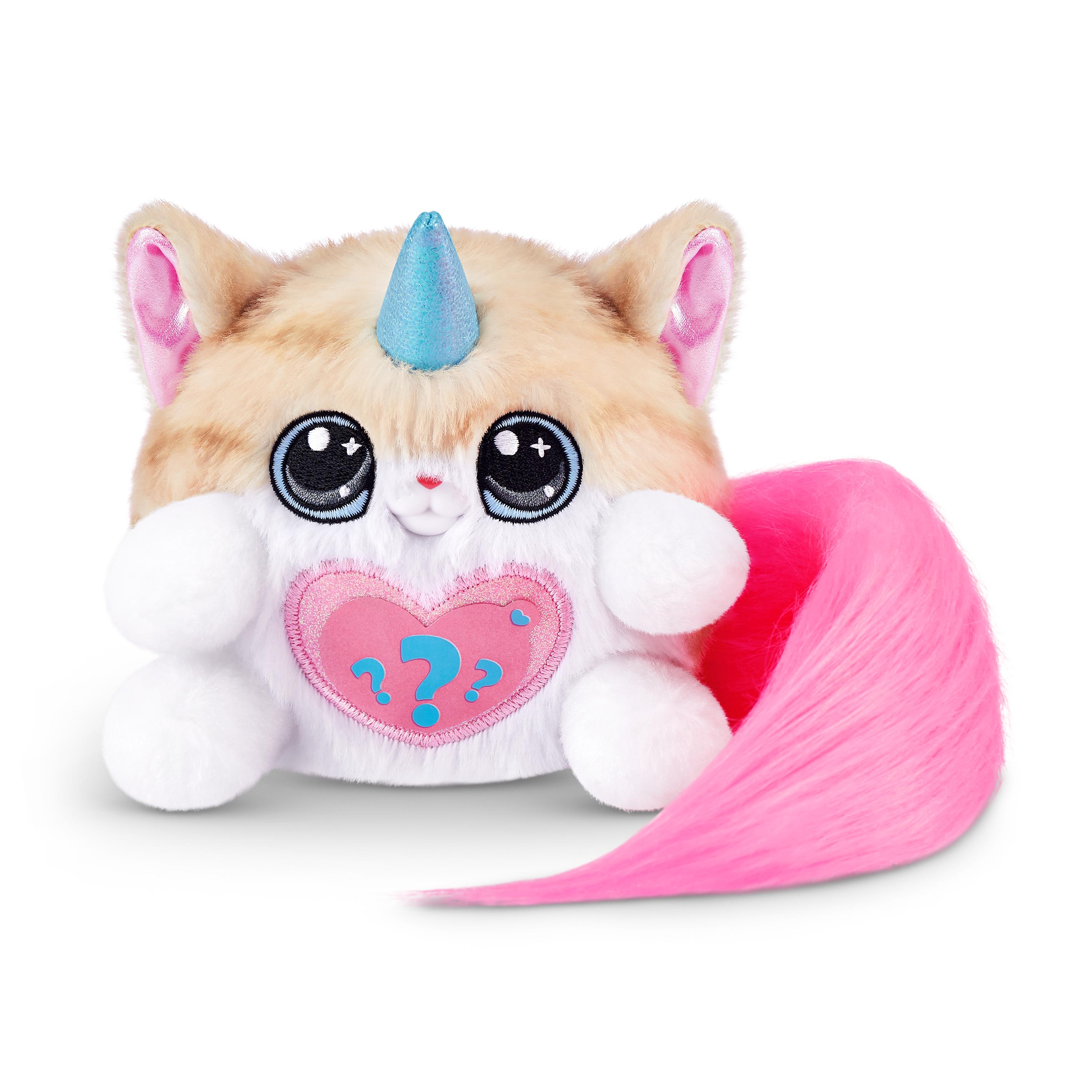 Rainbocorns Kittycorn Surprise S9 Collectible Plush Toy Set, 10+ Magical Surprises, Soft Plush Kittens with Fluffy Tails, Interactive Play for Girls Age 3+