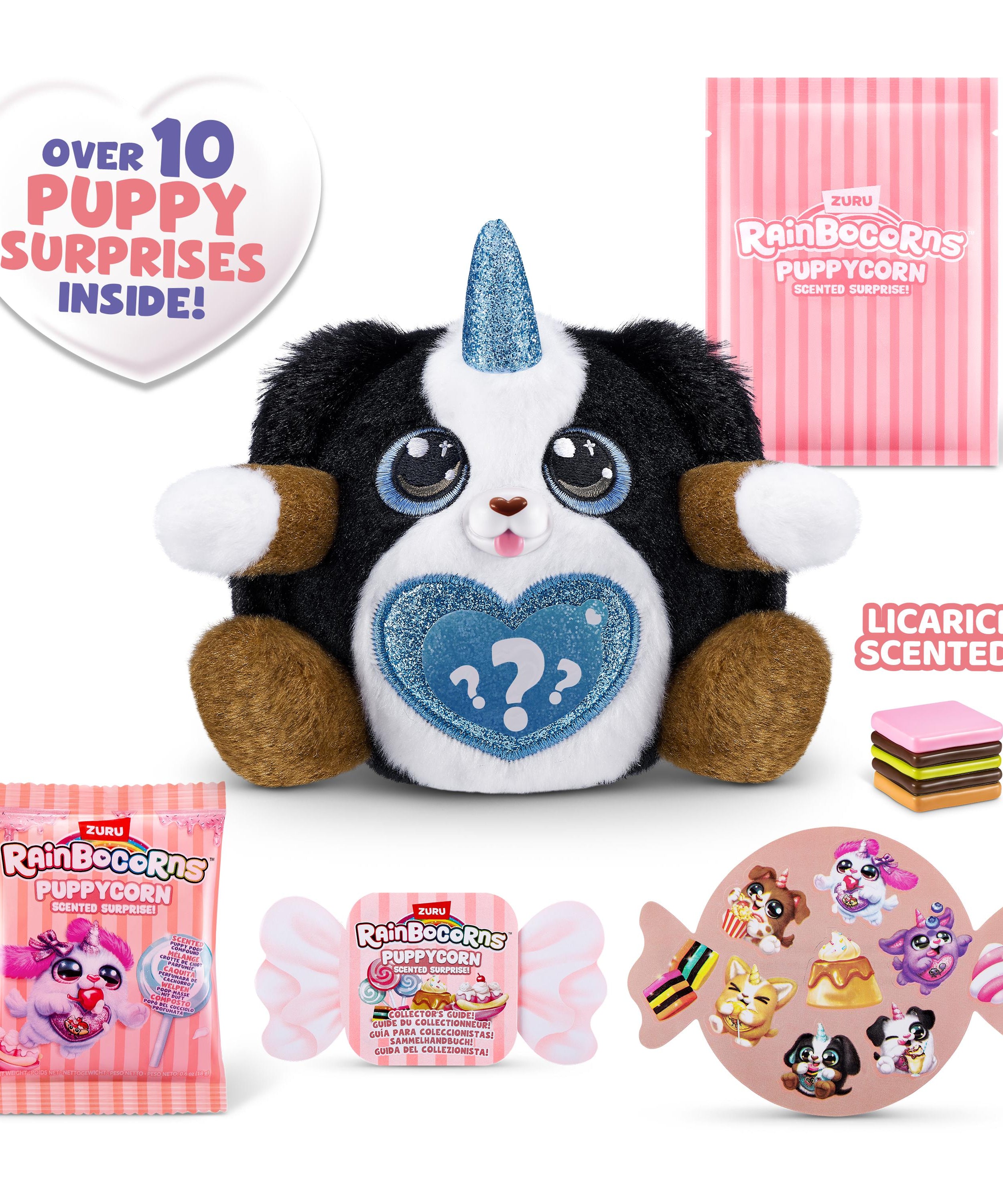 Rainbocorns Puppycorn Surprise S8 PDQ, Cute Collectible Plush Toy for Girls, Age 3+
