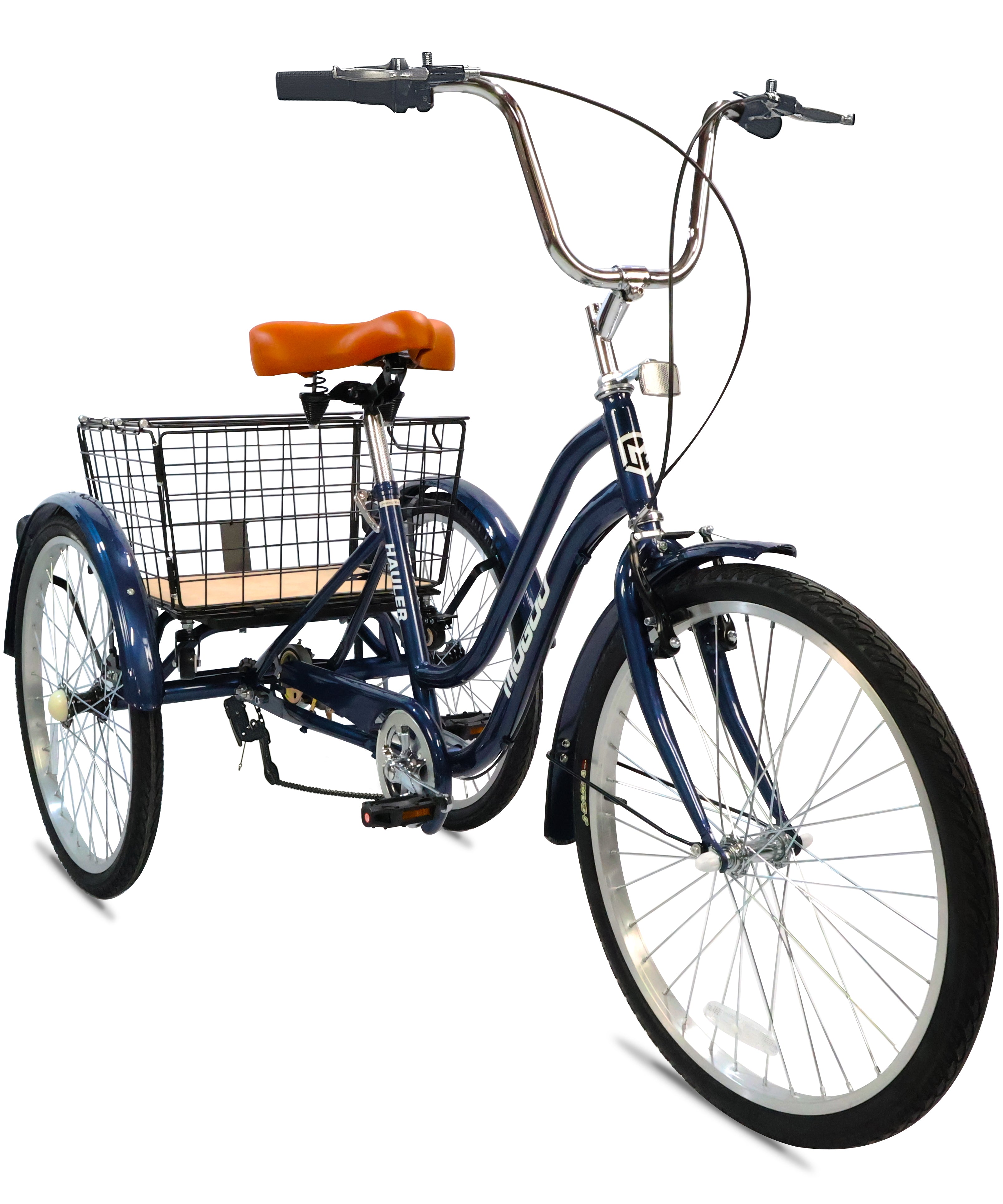 Hauler 6 Speed Adult Tricycle - 24 inch - Blue