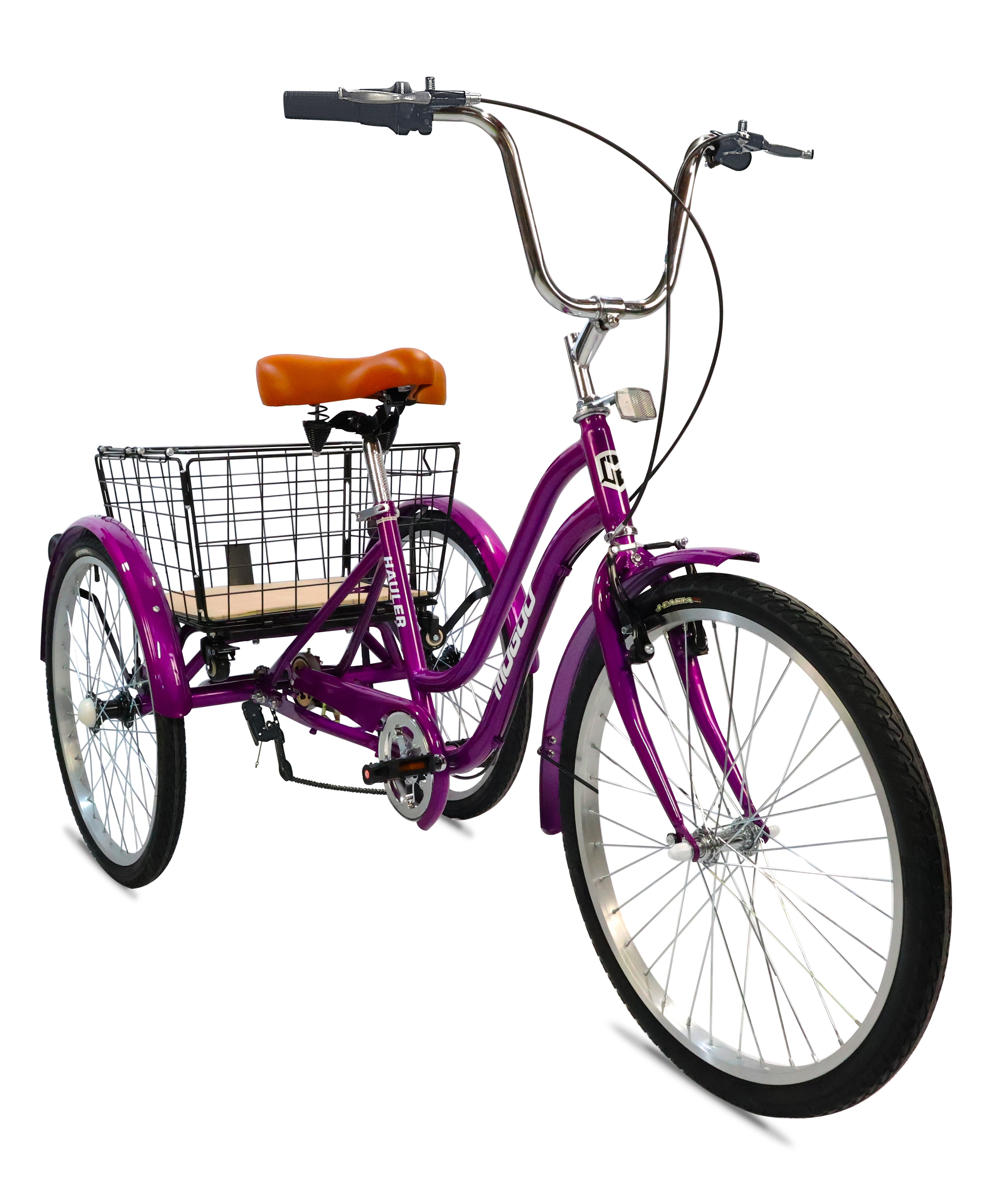 Hauler 6 Speed Adult Tricycle - 24 inch - Purple