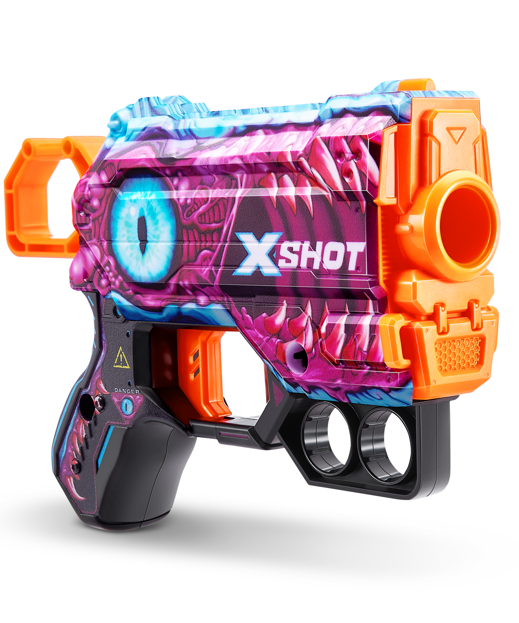X Shot Skins Menace Blaster, Compact Foam Dart Gun for Boys, Age 8+