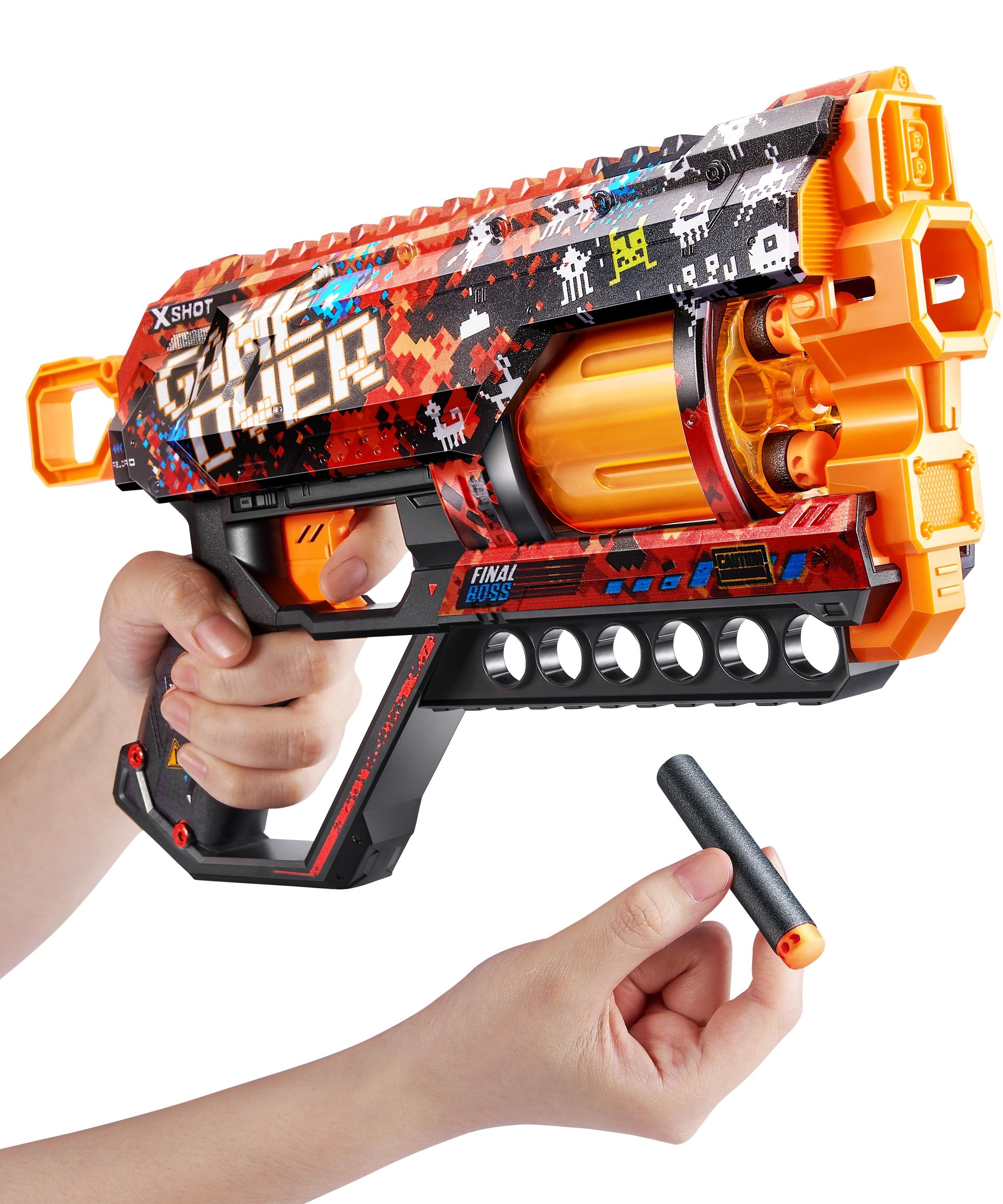 X Shot Skins Griefer 12 Darts Blaster, Foam Dart Toy Gun for Boys, Age 8+