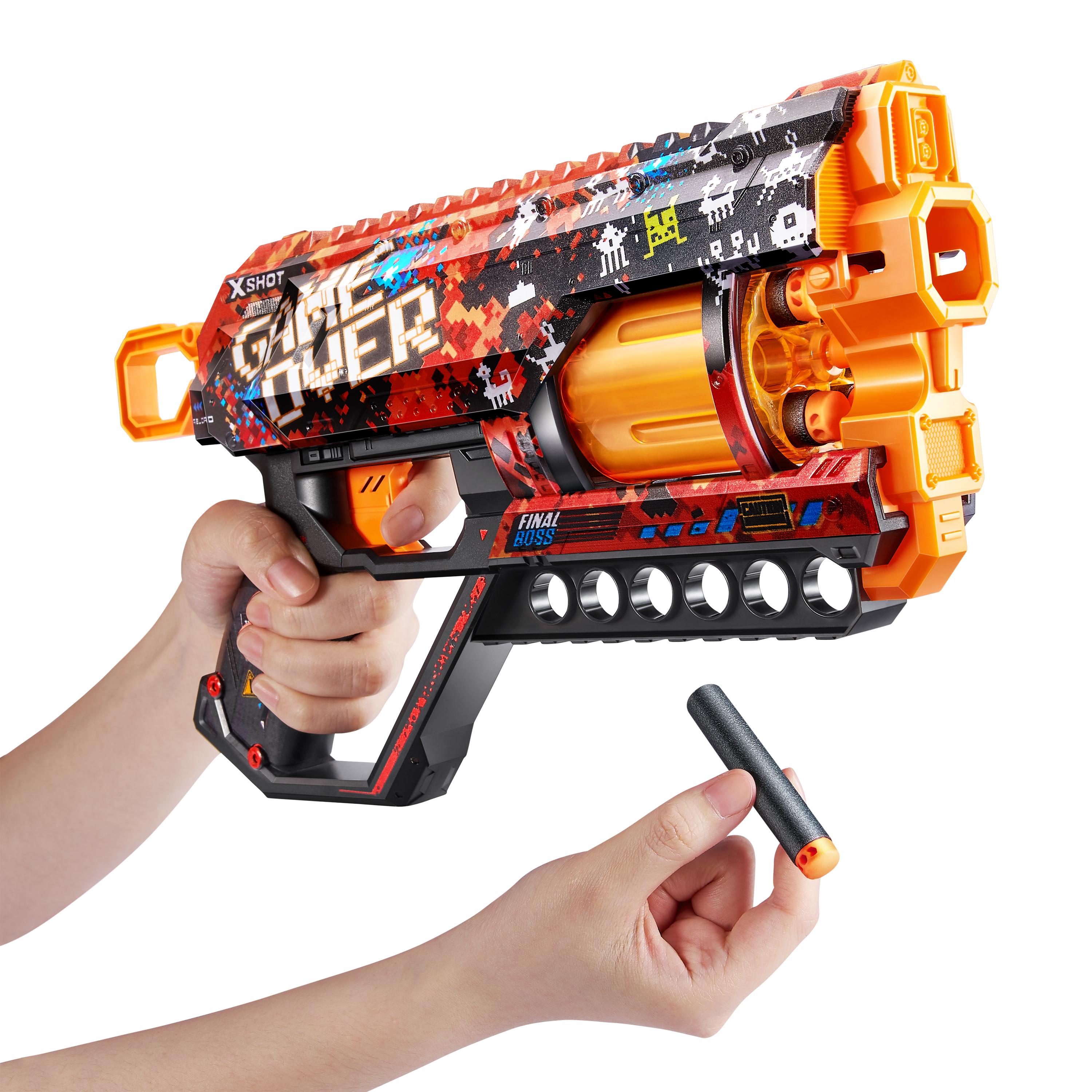 X Shot Skins Griefer 12 Darts Blaster, Foam Dart Toy Gun for Boys, Age 8+