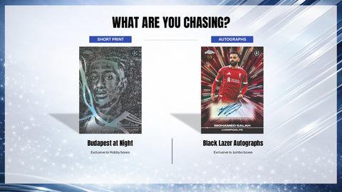 Topps Chrome UEFA Club Competitions 2025/26 Mega Box Football Trading Cards, Official UEFA Soccer Card Collection with Exclusive Mega Box Parallels, Refractors, Inserts & Autograph Chase Cards