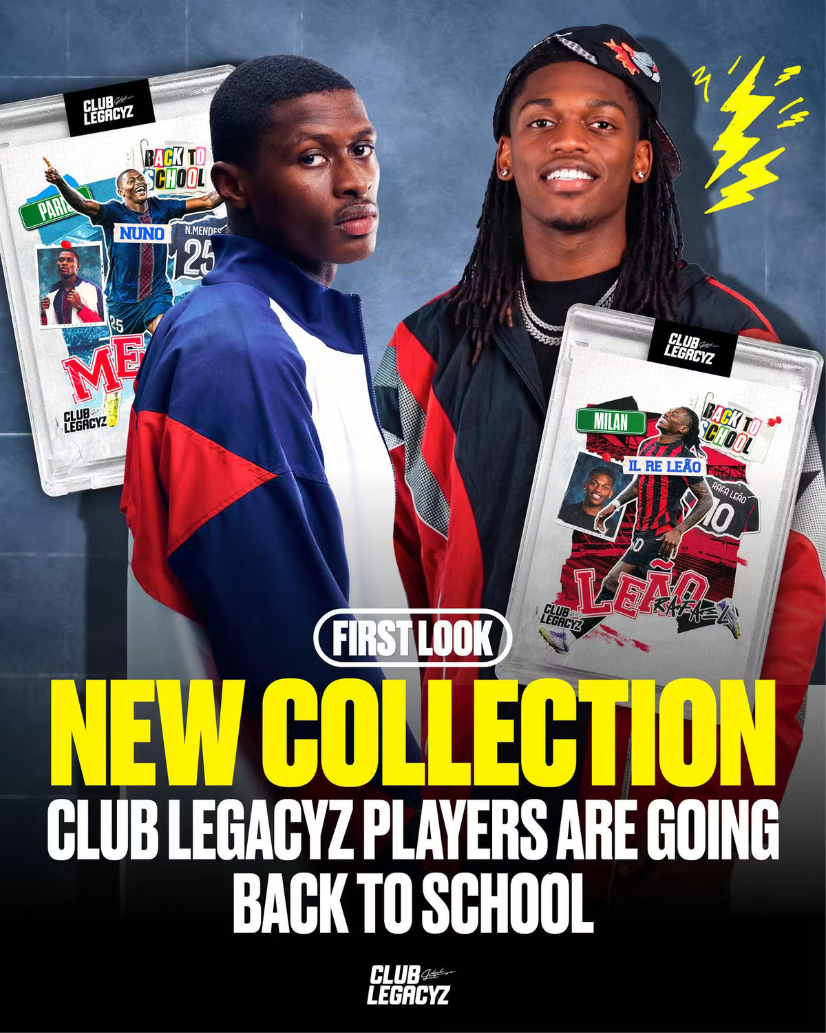 2026 Club Legacyz Icons Back to School Fifth Edition Soccer Hobby Pack, 1 Card Per Pack, Rare Football Collectible Cards, On-Card Autographs, Game-Worn Jersey Cards