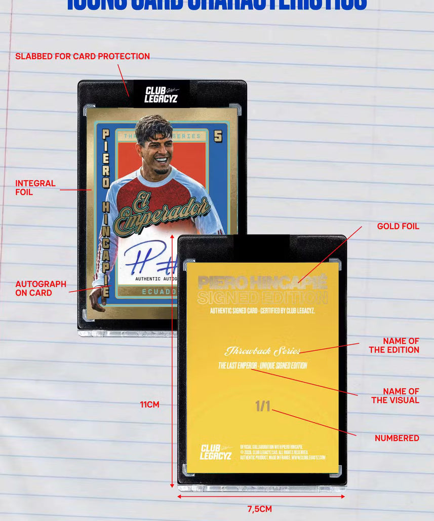 2026 Club Legacyz Icons Back to School Fifth Edition Soccer Hobby Pack, 1 Card Per Pack, Rare Football Collectible Cards, On-Card Autographs, Game-Worn Jersey Cards
