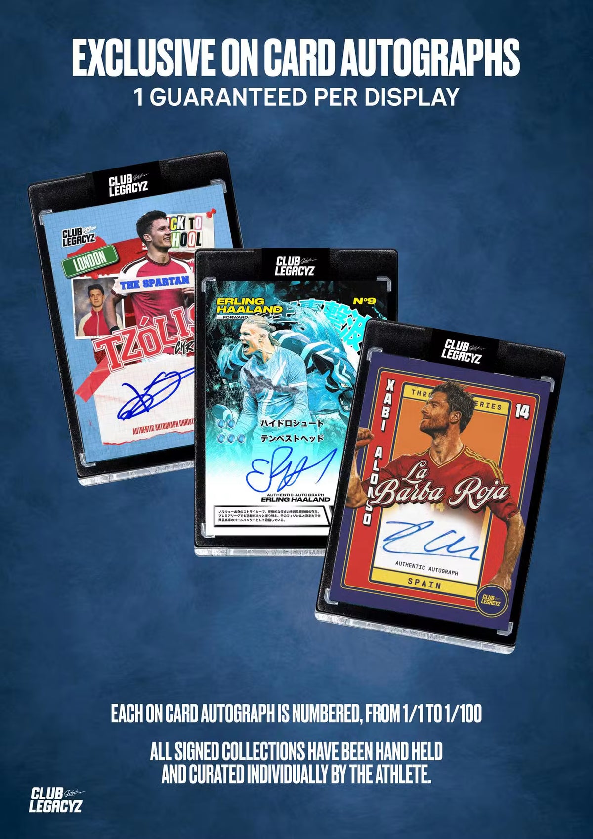 2026 Club Legacyz Icons Back to School Fifth Edition Soccer Hobby Pack, 1 Card Per Pack, Rare Football Collectible Cards, On-Card Autographs, Game-Worn Jersey Cards