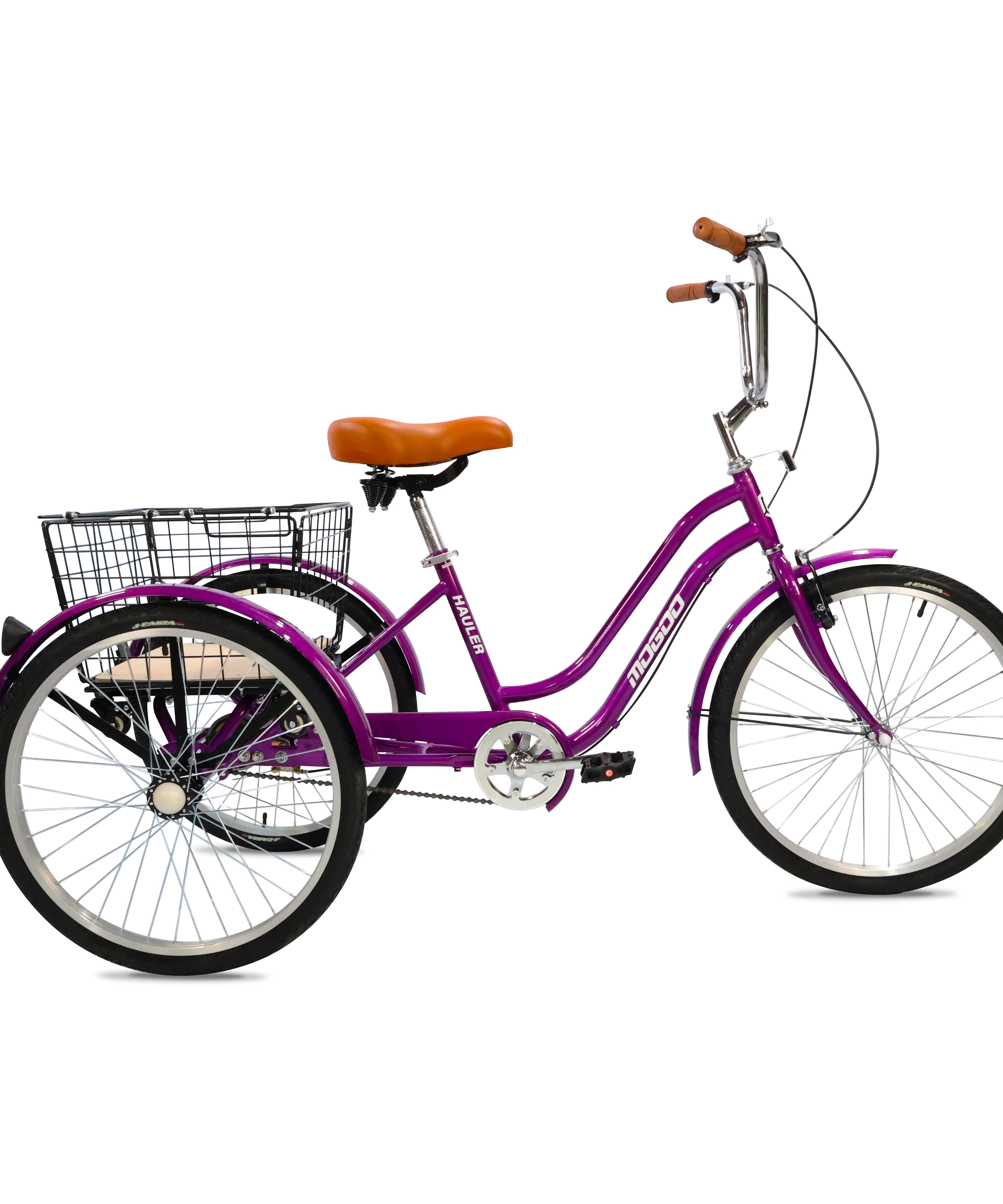 Hauler Single Speed Adult Tricycle - 26 inch - Purple