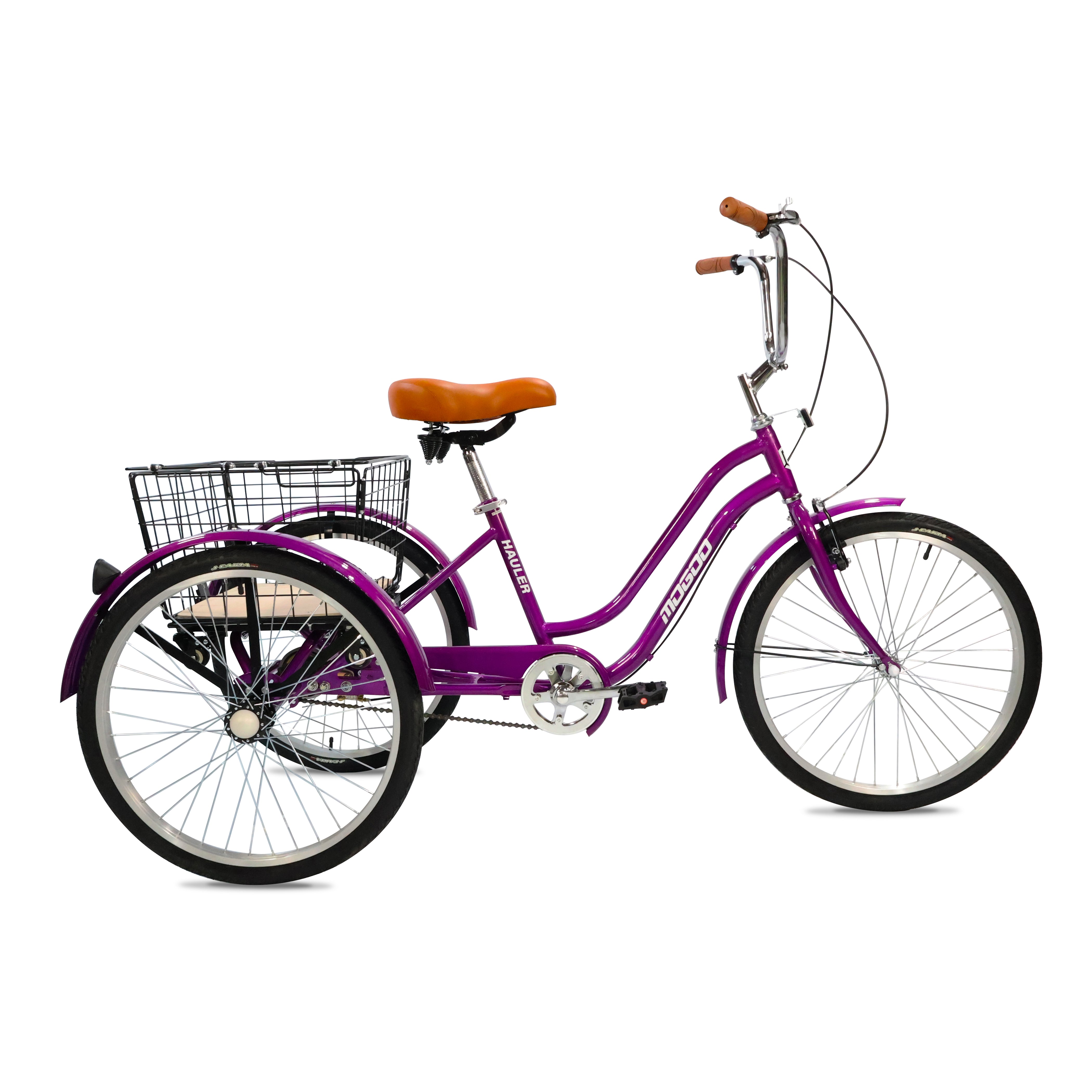 Hauler Single Speed Adult Tricycle - 26 inch - Purple