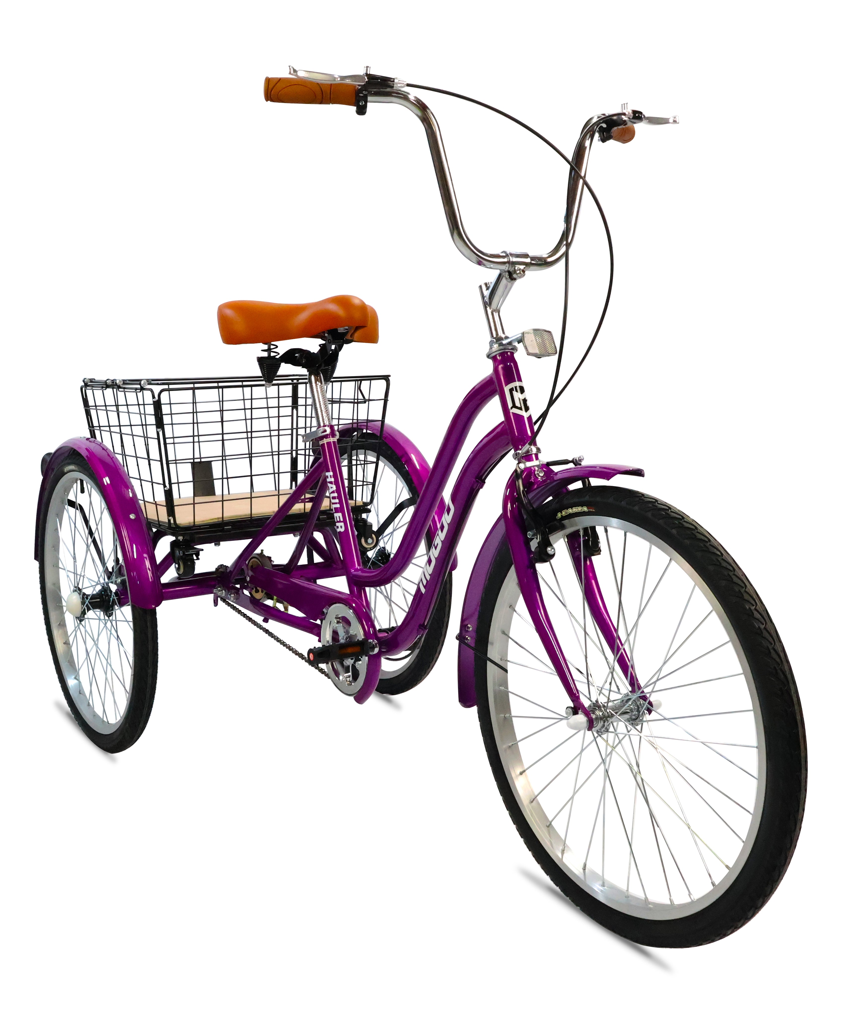 Hauler Single Speed Adult Tricycle - 26 inch - Purple