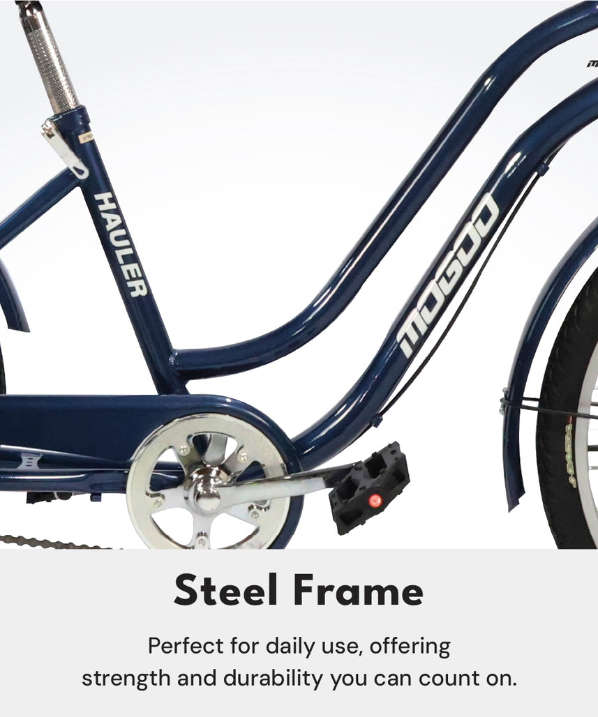 Hauler Single Speed Adult Tricycle - 26 inch - Purple