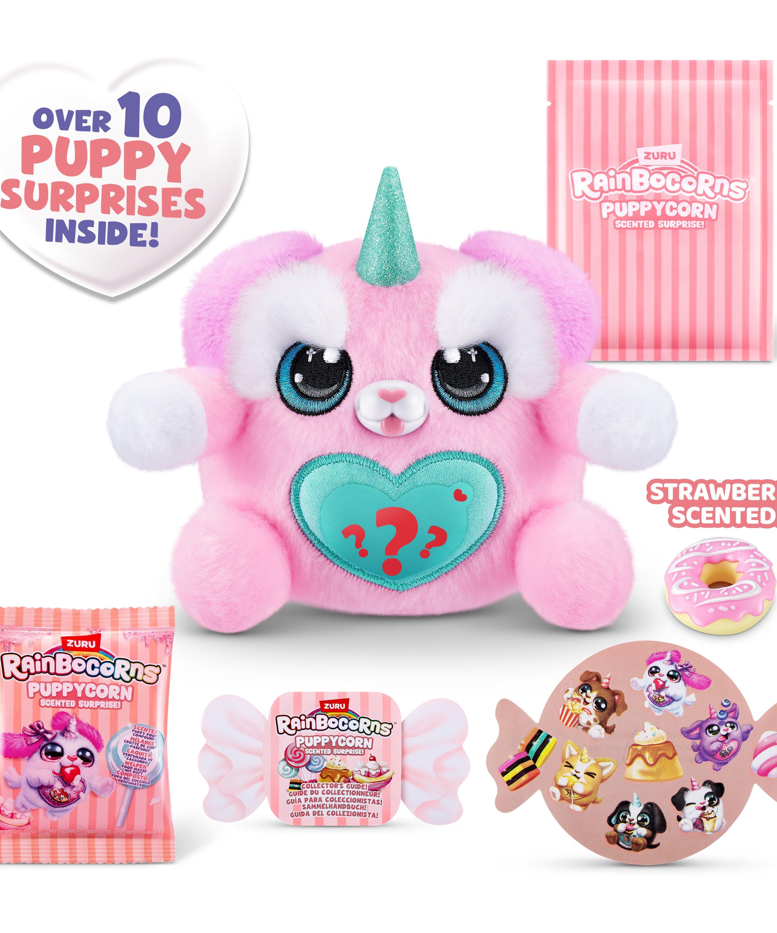 Rainbocorns Puppycorn Surprise S8 PDQ, Cute Collectible Plush Toy for Girls, Age 3+
