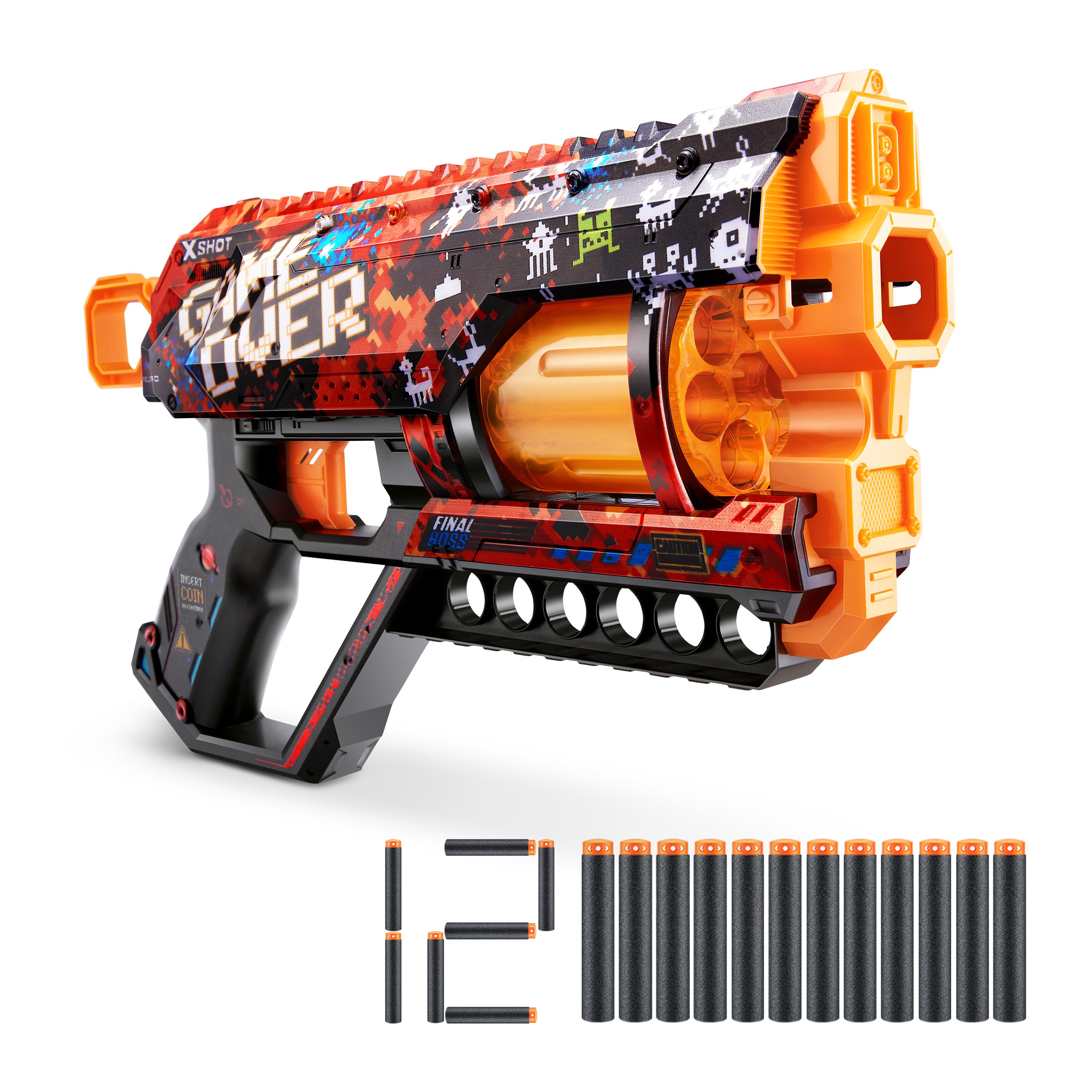 X Shot Skins Griefer 12 Darts Blaster, Foam Dart Toy Gun for Boys, Age 8+