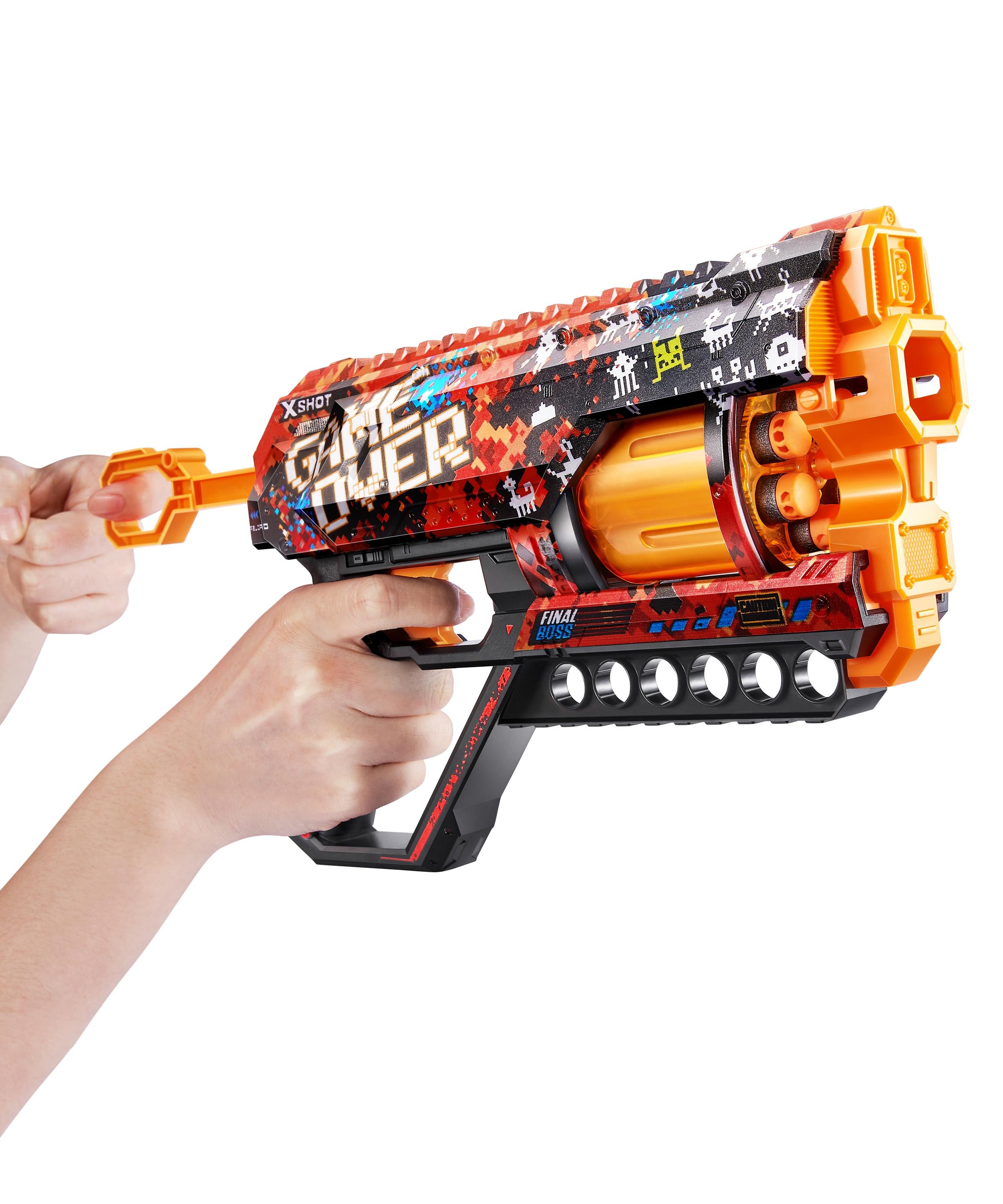 X Shot Skins Griefer 12 Darts Blaster, Foam Dart Toy Gun for Boys, Age 8+