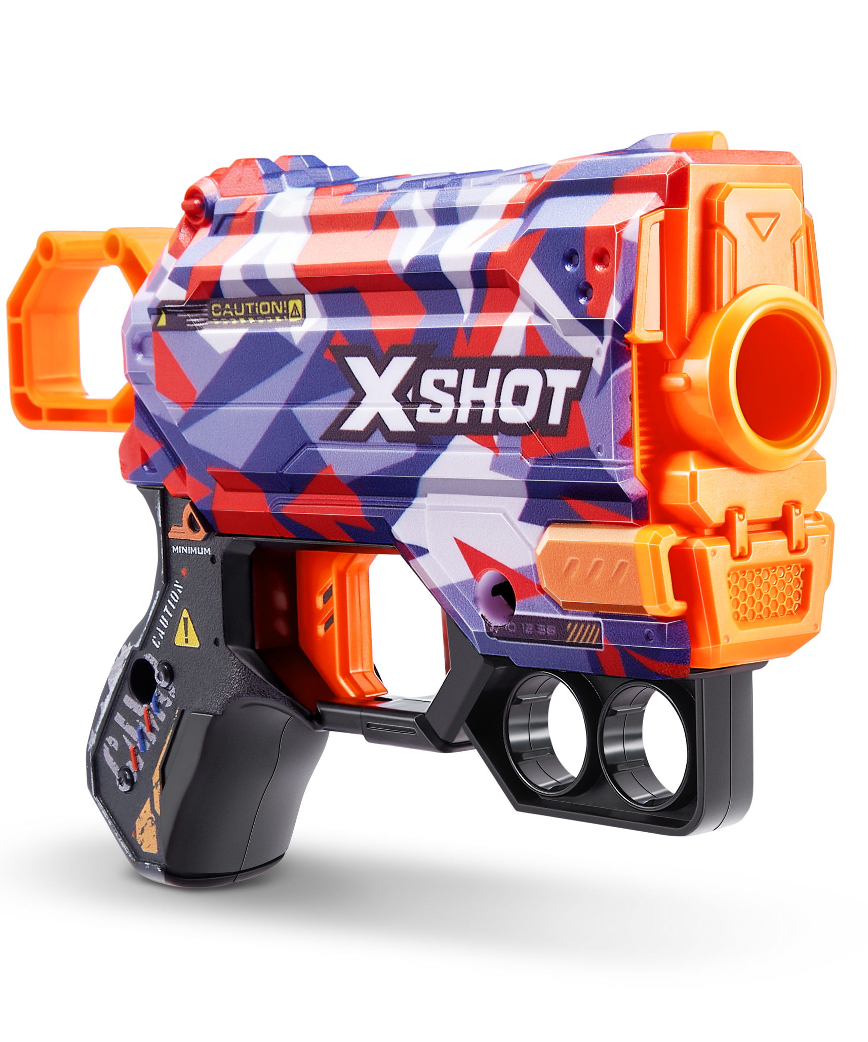 X Shot Skins Menace Blaster, Compact Foam Dart Gun for Boys, Age 8+