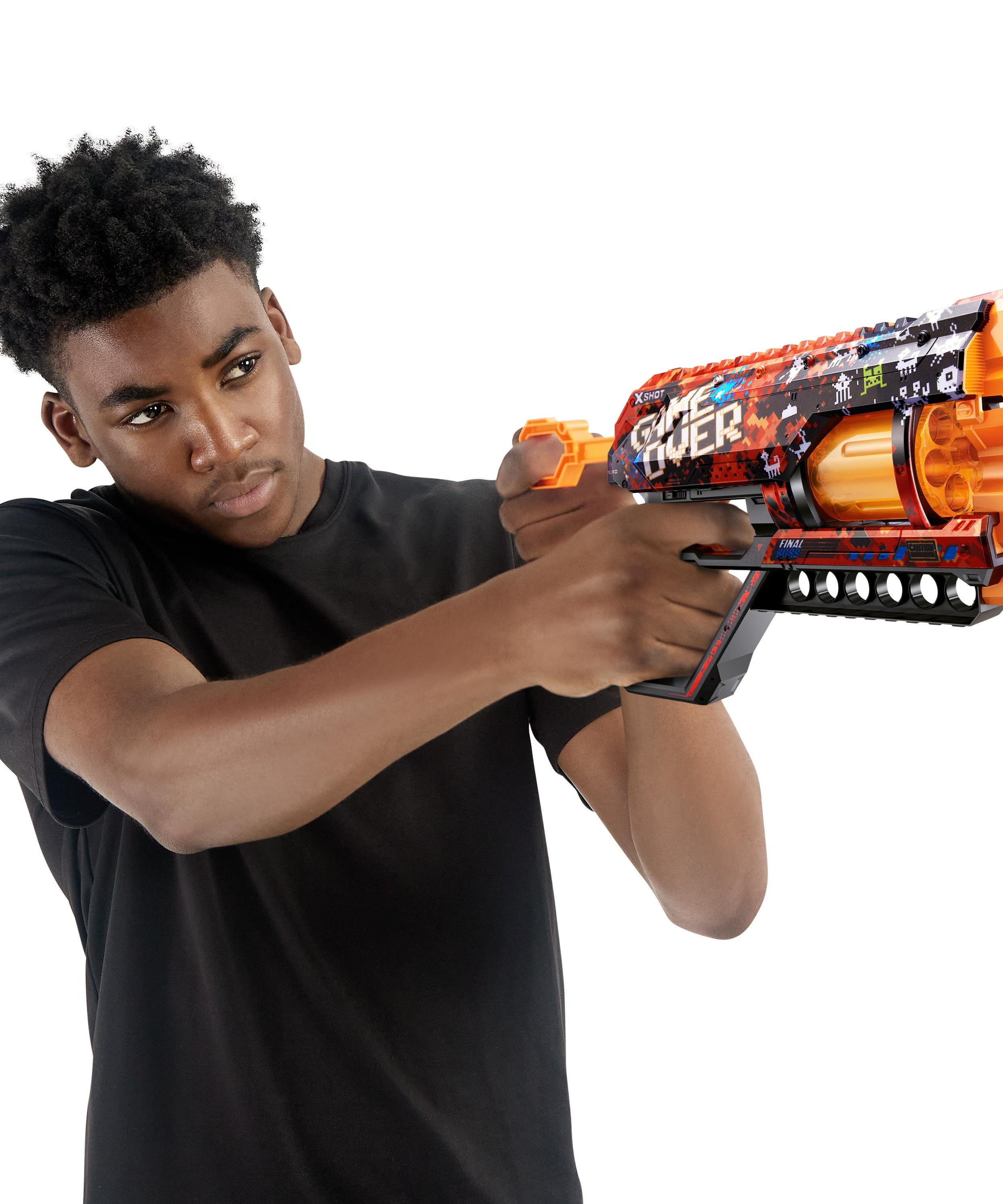 X Shot Skins Griefer 12 Darts Blaster, Foam Dart Toy Gun for Boys, Age 8+