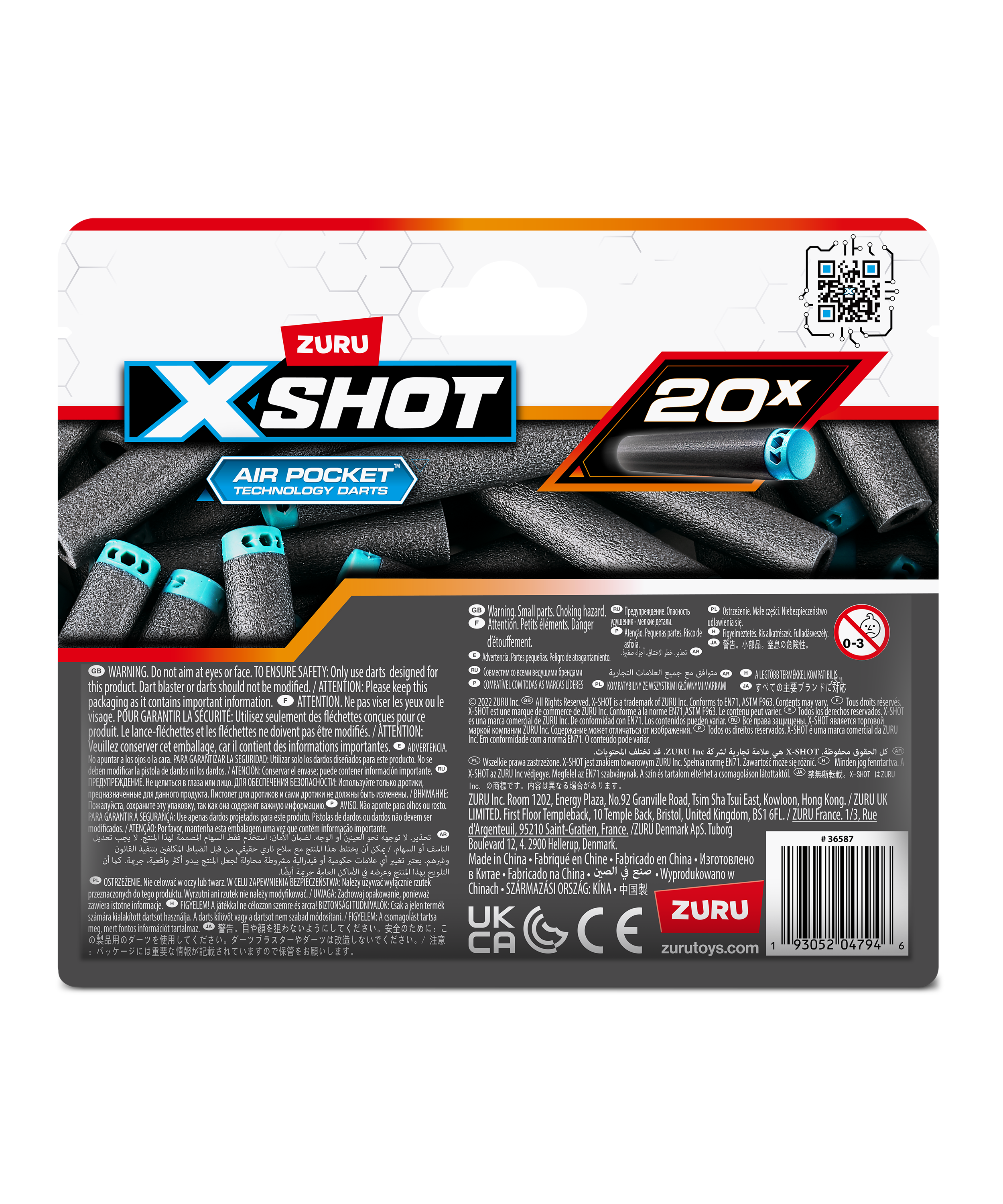 X Shot Excel Refill Darts 20 pcs, Foam Dart Pack for Boys, Age 8+