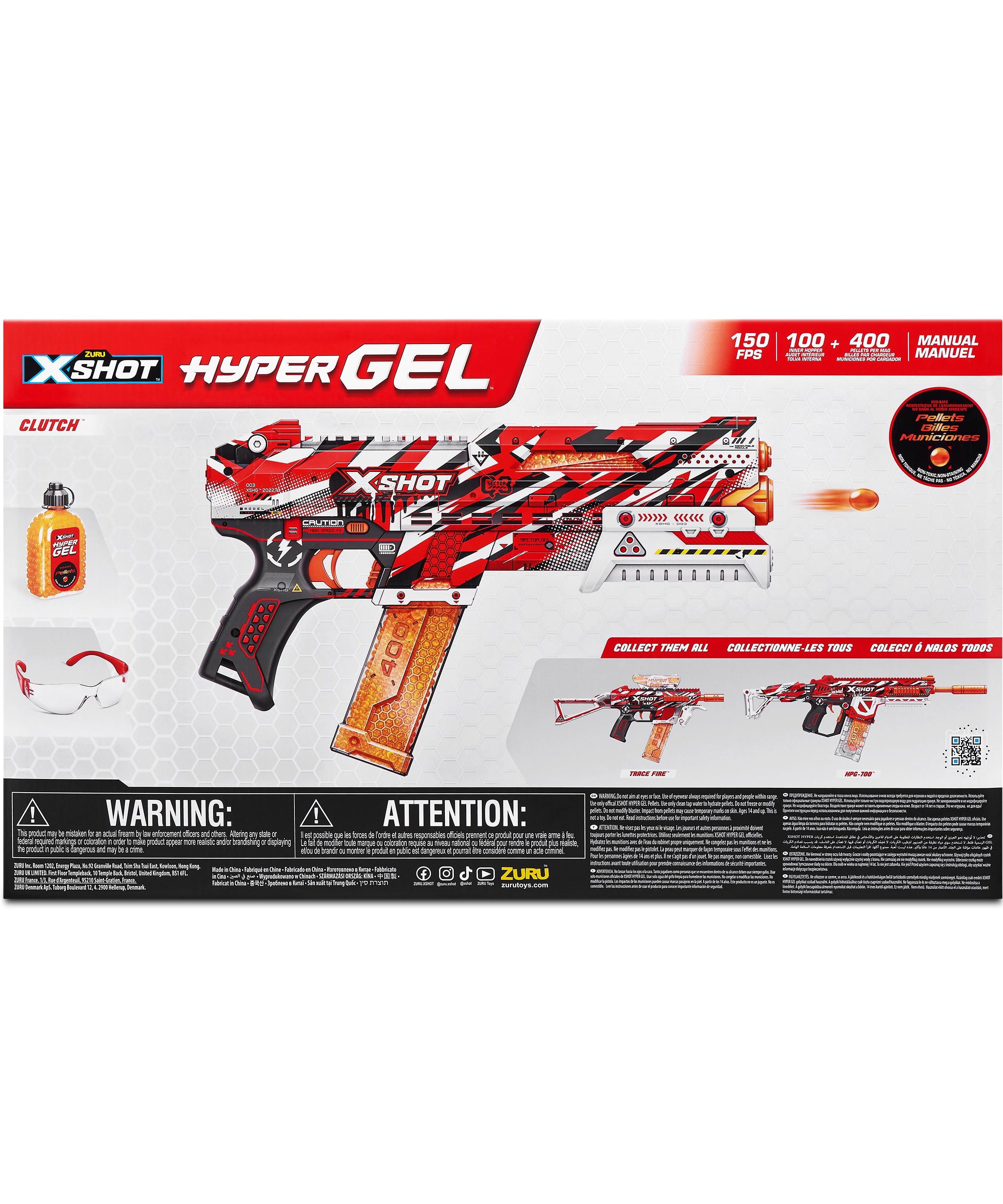 X Shot Hyper Gel Small Blaster 5000 Gellets, Gel Blaster Toy Gun for Boys, Age 14+