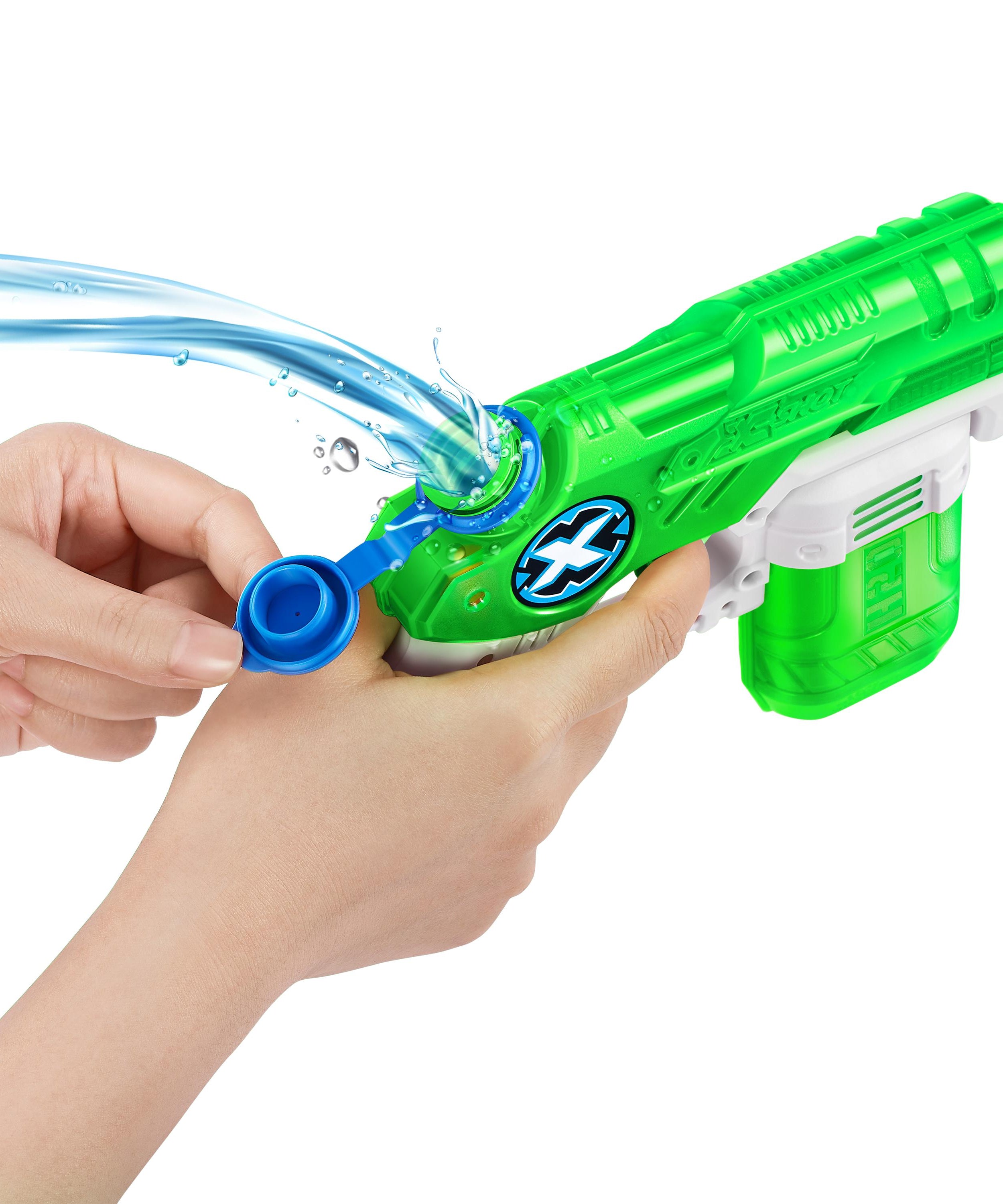 X Shot Water Small Stealth Soaker 4 Pack, Fun Water Guns for Boys, Age 4+