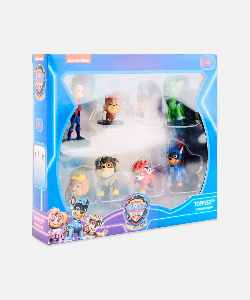Paw Patrol The Mighty Movie Pencil Toppeez, Collectible Character Toppeez for Kids, 1pk / 3pk / 4pk / 8pk, School Accessories, PAW Patrol Movie Toys, Assorted Designs