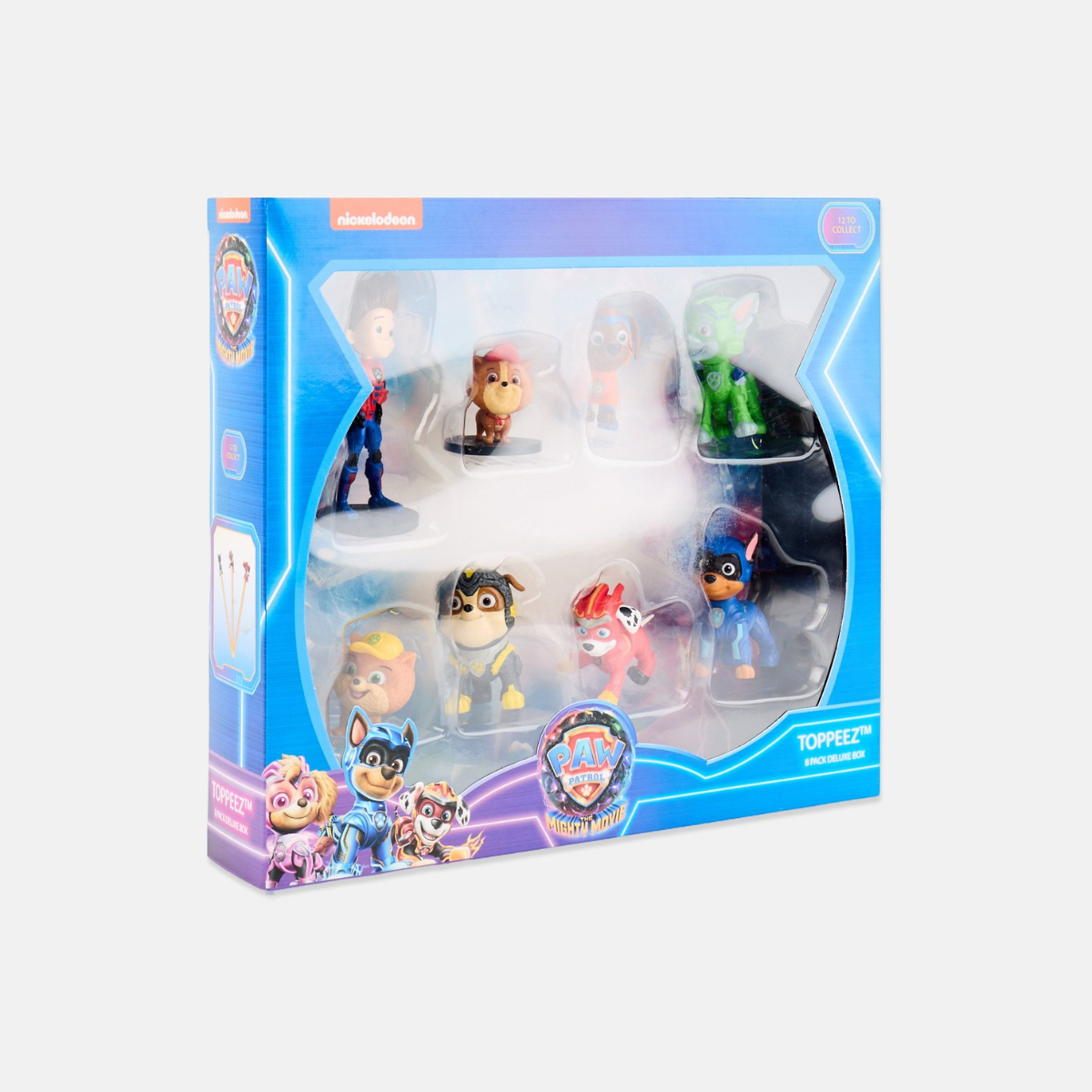 Paw Patrol The Mighty Movie Pencil Toppeez, Collectible Character Toppeez for Kids, 1pk / 3pk / 4pk / 8pk, School Accessories, PAW Patrol Movie Toys, Assorted Designs