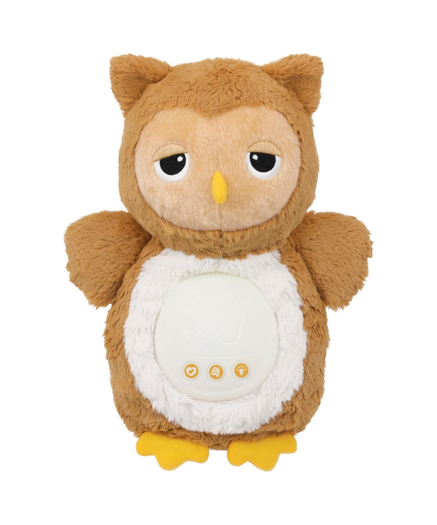 Winfun Soothing Sounds Light-Up Owl for Babies, Gentle Melodies Calming Sounds Soft Night Light for Bedtime Nap Routine, 0+ Months