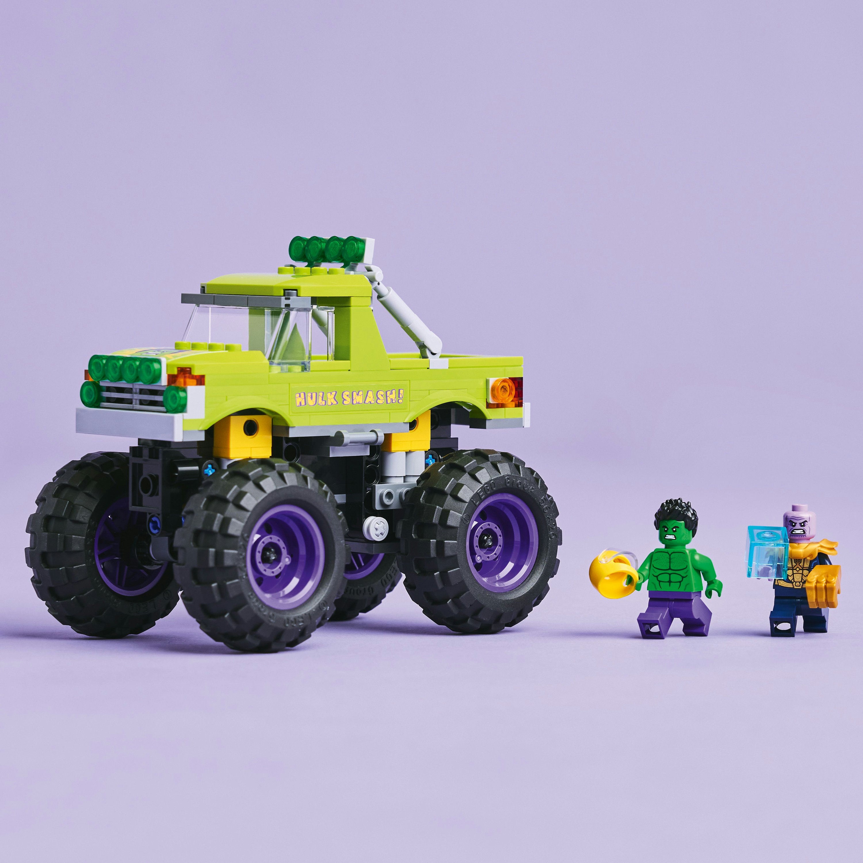 LEGO Super Heroes 76312 The Hulk Truck vs Thanos V29 Building Toy for Kids 7+