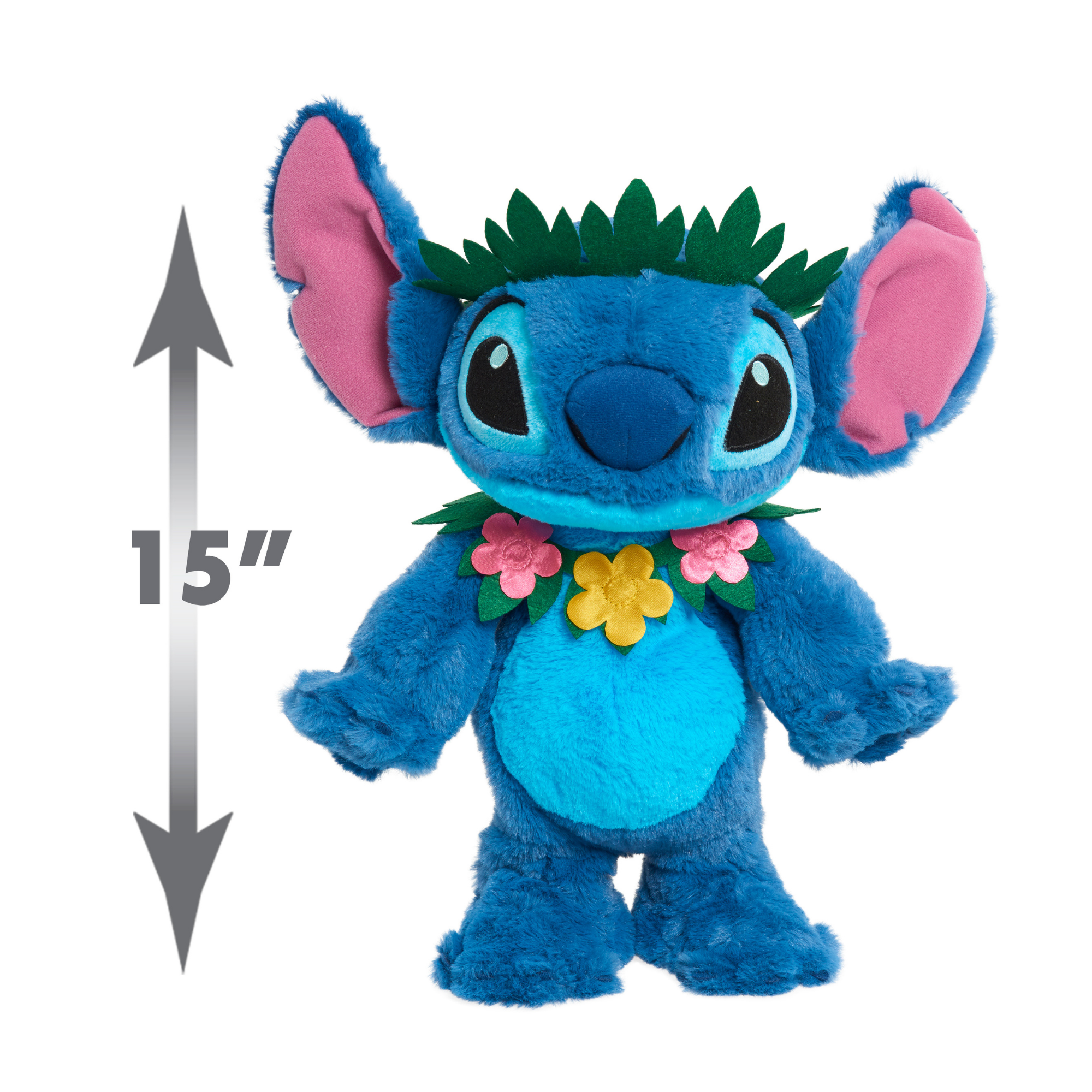 Disney Lilo & Stitch 14" Inch (35 cm) Sing & Dance Plush, Soft and Cuddly Huggable Stuffed Alien Animal Toy, Officially Licensed Kids Toys By Just Play, Suitable for Boys and Girls, Aged 2 Years+