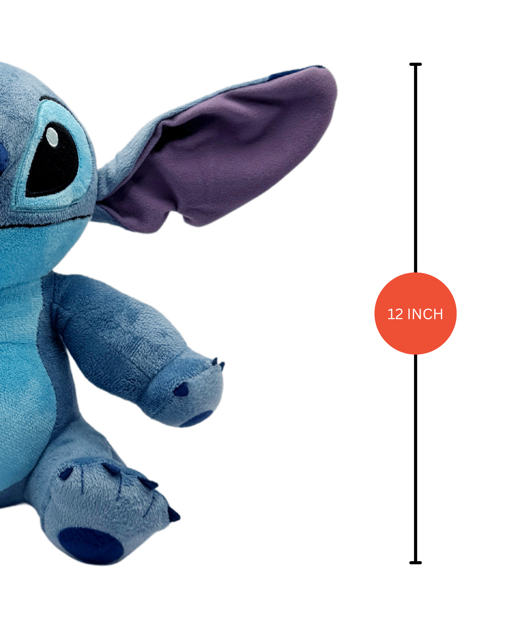 Disney Lilo & Stitch 12" Inch (30 cm) Plush, Soft and Cuddly Huggable Stuffed Alien Animal Toy, Officially Licensed Kids Toys By Just Play, Suitable for Children, Boys and Girls, Aged 2 Years+