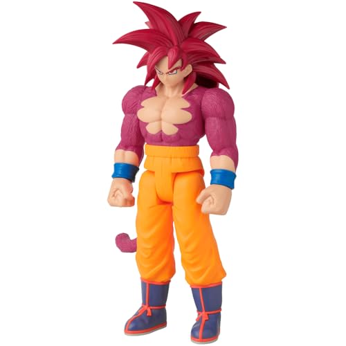BANDAI Dragon Ball Daima Limit Breaker SS4 Figure Goku Daima, 30 cm, TV Series Dragon Ball Daima (2024), Movable and Multicoloured (40903)