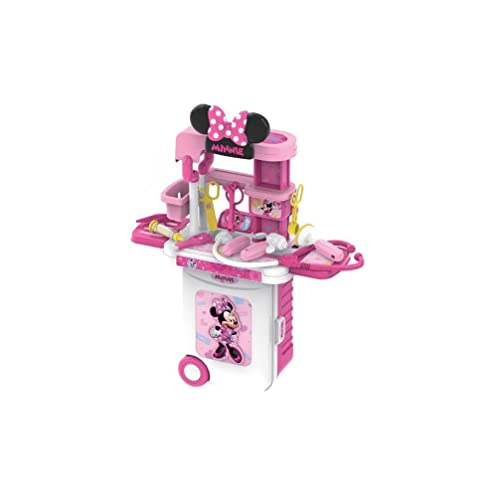 JAKKS Pacific Disney 3-In-1 Doctor Set Trolley Case, Pink