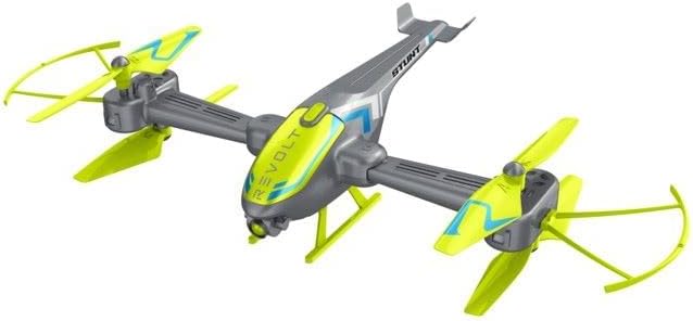 SYMA Revolt Radio Scorpion Heliquad, Compact Folding Drone, One-Key Take-Off & Landing, Auto-Hover, 6 Flight Patterns, Rechargeable, Yellow, Ages 12+