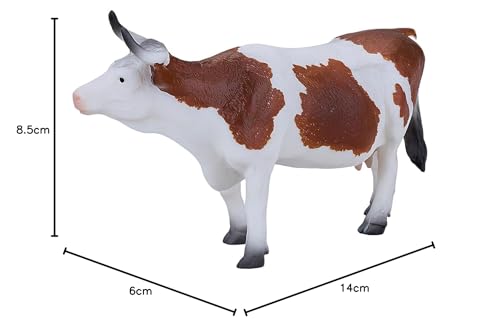 Mojo Fun 387220 Simmental Realistic Farm Cow - New for 2015!