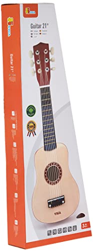 Viga Guitar 21" Natural, Multicolored