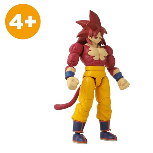 Bandai - Dragon Ball Stars Daima Series - Super saiyan 4 - Goku Daima Version, 17cm Action Figure, Highly Details Articulated Figurine, Collectible, 4 Years+