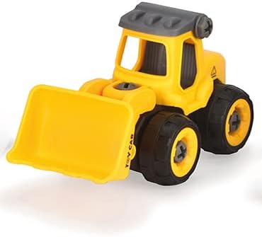 Dickie Toys Construction Builder Vehicle, Build-It Construction Truck with Screwdriver, 12 cm Toy Vehicle, 4 Assorted Models, Random Selection, Kids Construction Toy, Ages 3+