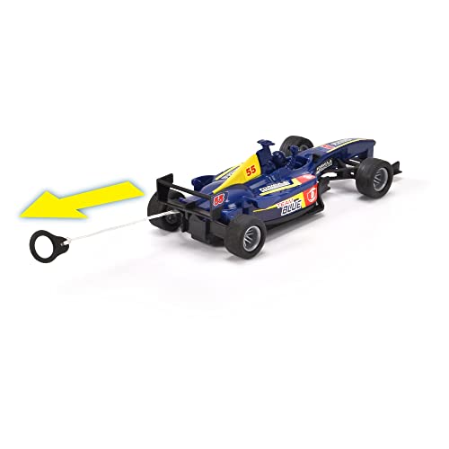 Dickie Toys - Racer Formula (14 cm) - Vehicle with Pull Rope for Children from 3 Years. 1:32 Scale, Random Color, (203341035)
