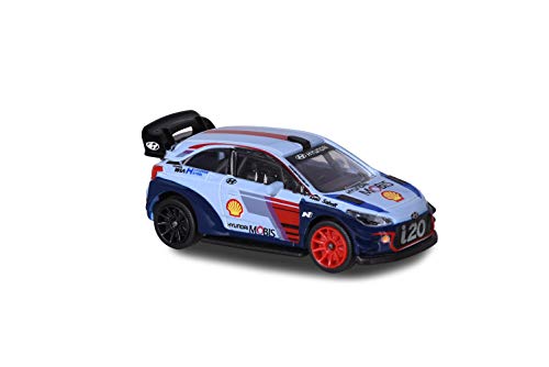 Majorette WRC Diecast Racing Car, Freewheel Action, Rubber Tyres, Assorted Model, Kids 3+