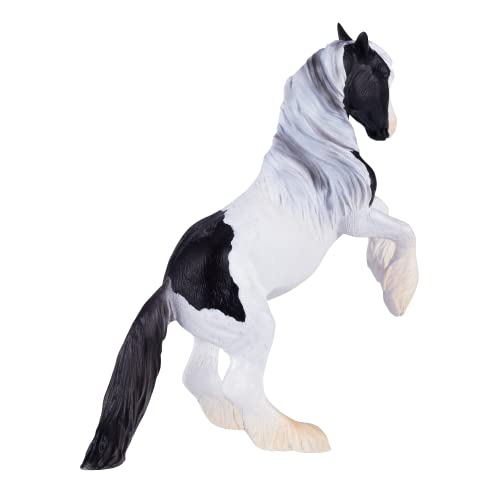 MOJO Irish Cob Stallion Figurine, Hand-Painted Farm & Horses Model, Realistic Collectible Toy, Educational Diorama Figure, Ages 3+