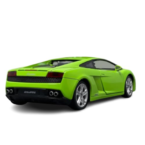 D-PowerLamborghini Gallardo LP560-4 Die-Cast Model Car – 1:32 Scale, Green, Pull-Back Hyper Car Toy, Ages 3+