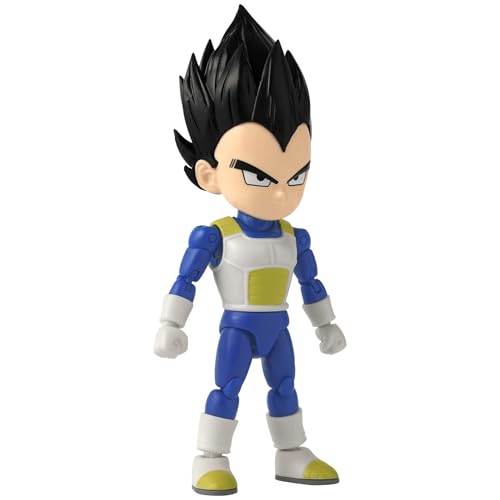 Bandai - Dragon Ball Stars Daima - Vegeta Mini 5-Inches, Inspired by the Newest Movie, 17cm Action Figure, Highly Details Articulated Figurine, Collectible, 4 Years+