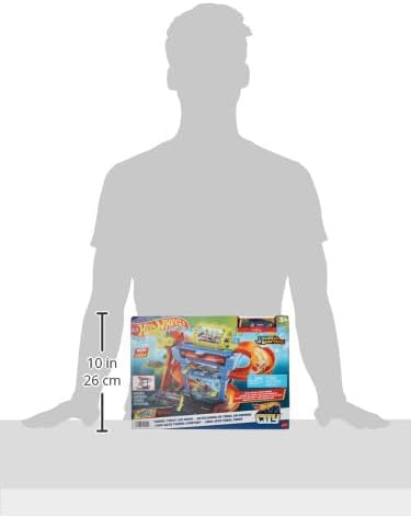Hot Wheels City Tunnel Twist Car Wash & Color Shifters Vehicle in 1:64 Scale